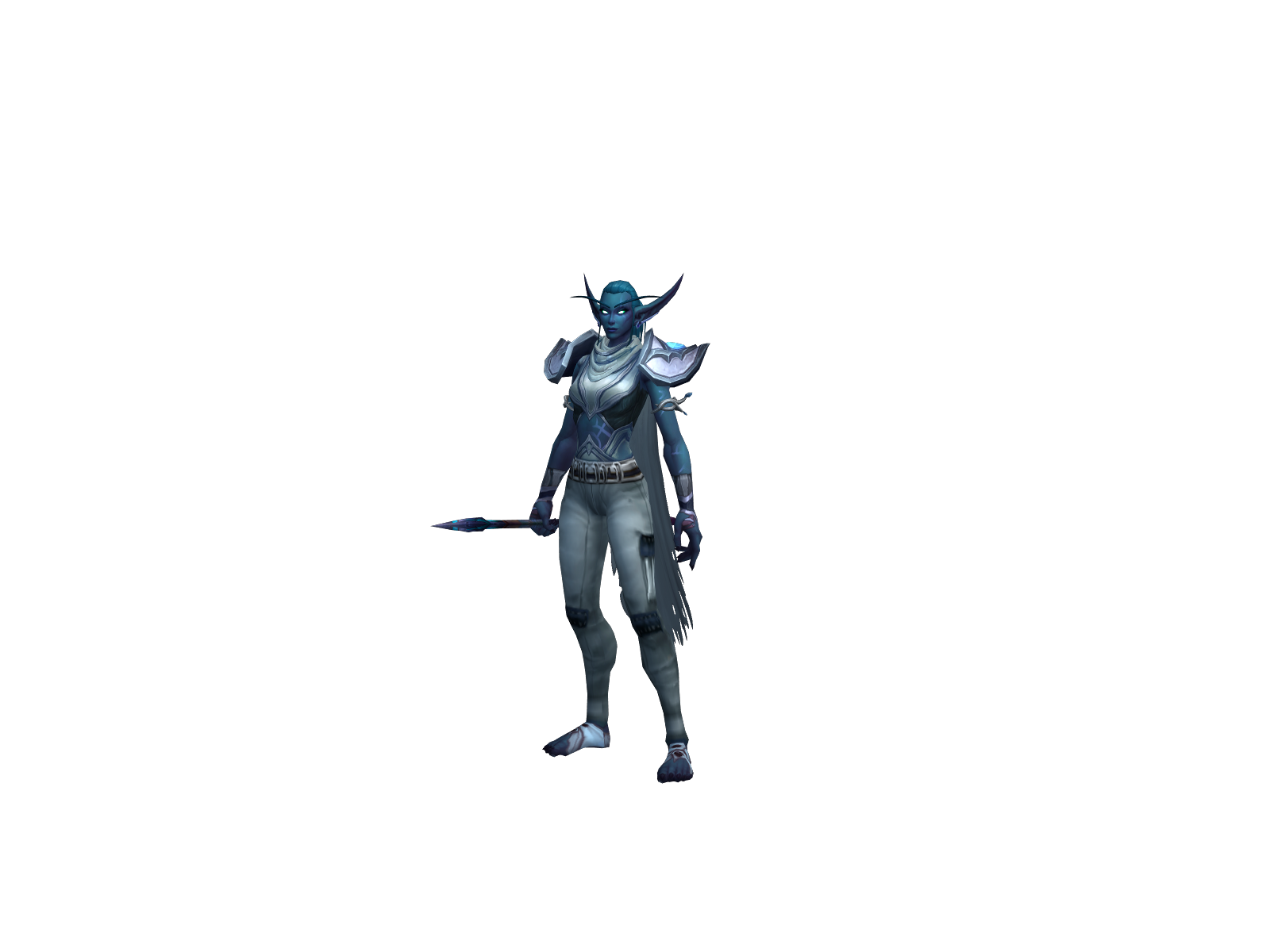 Elleaux 3D character render