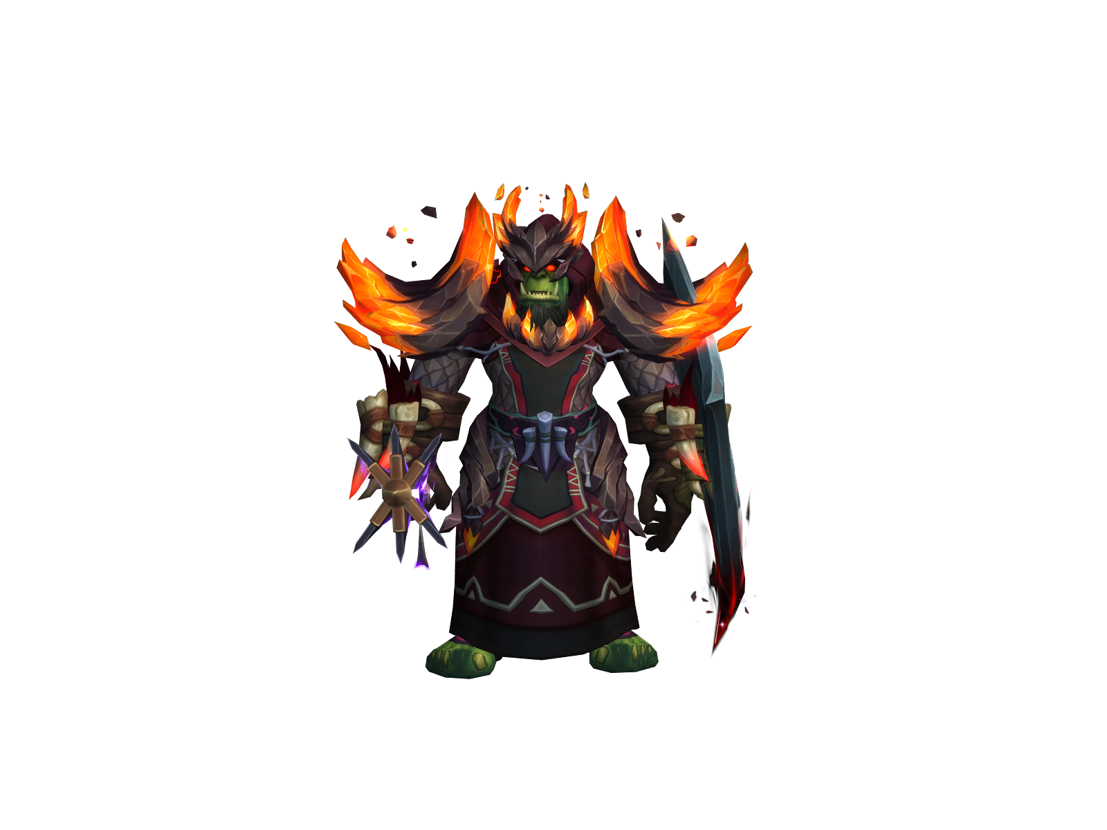 Hellkite 3D character render