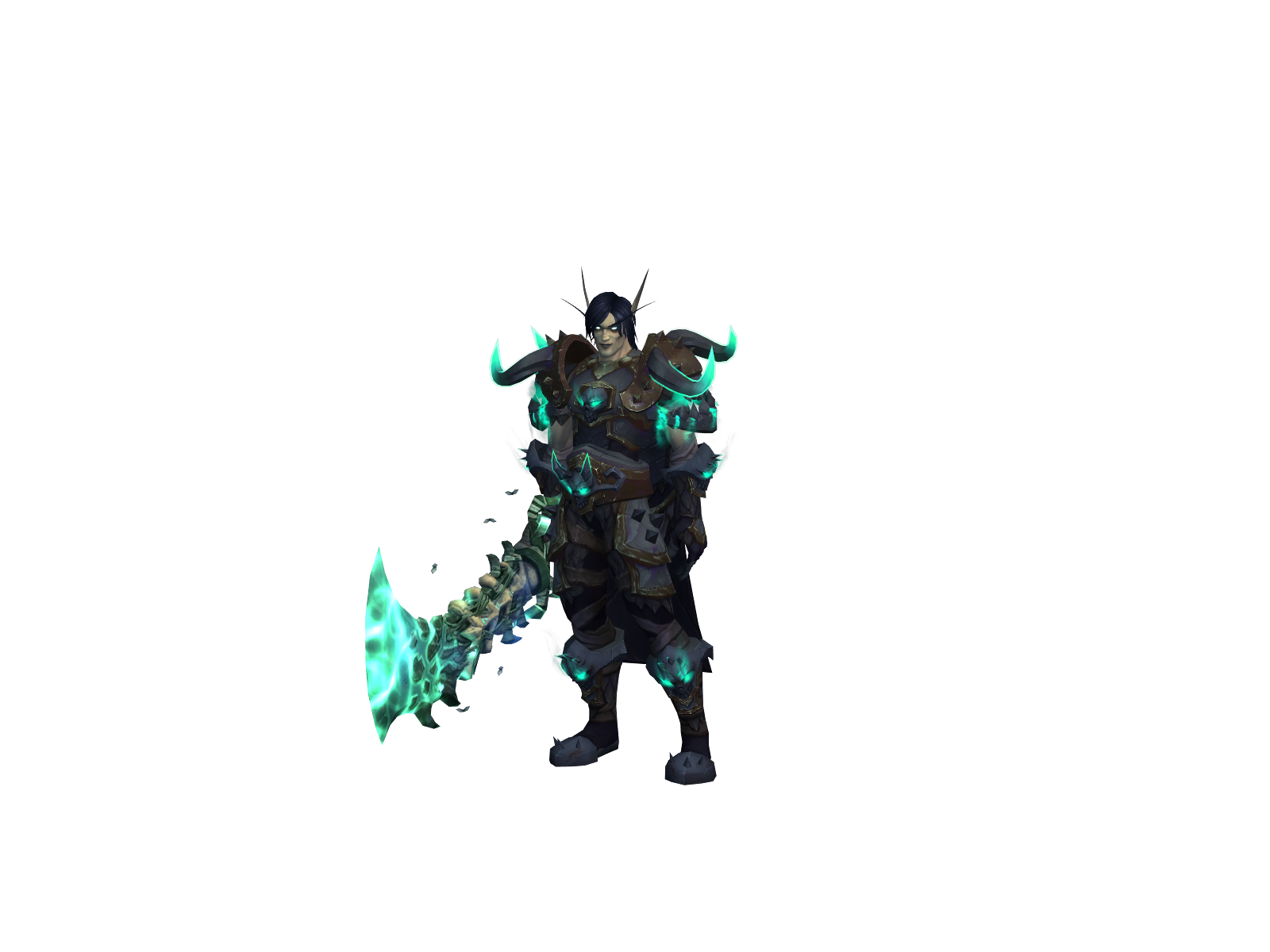 Ebonshade 3D character render