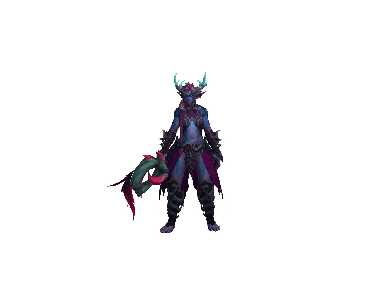 Visage 3D character render