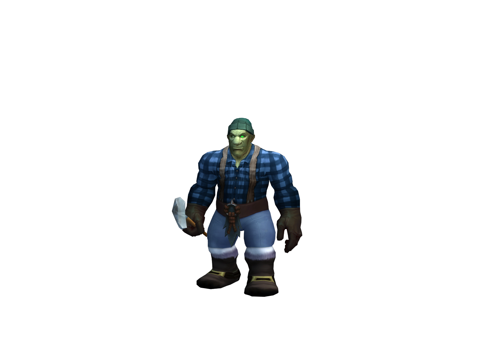 Bigolman 3D character render