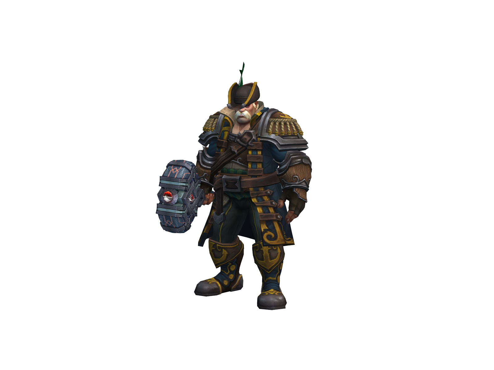 Grapthor 3D character render