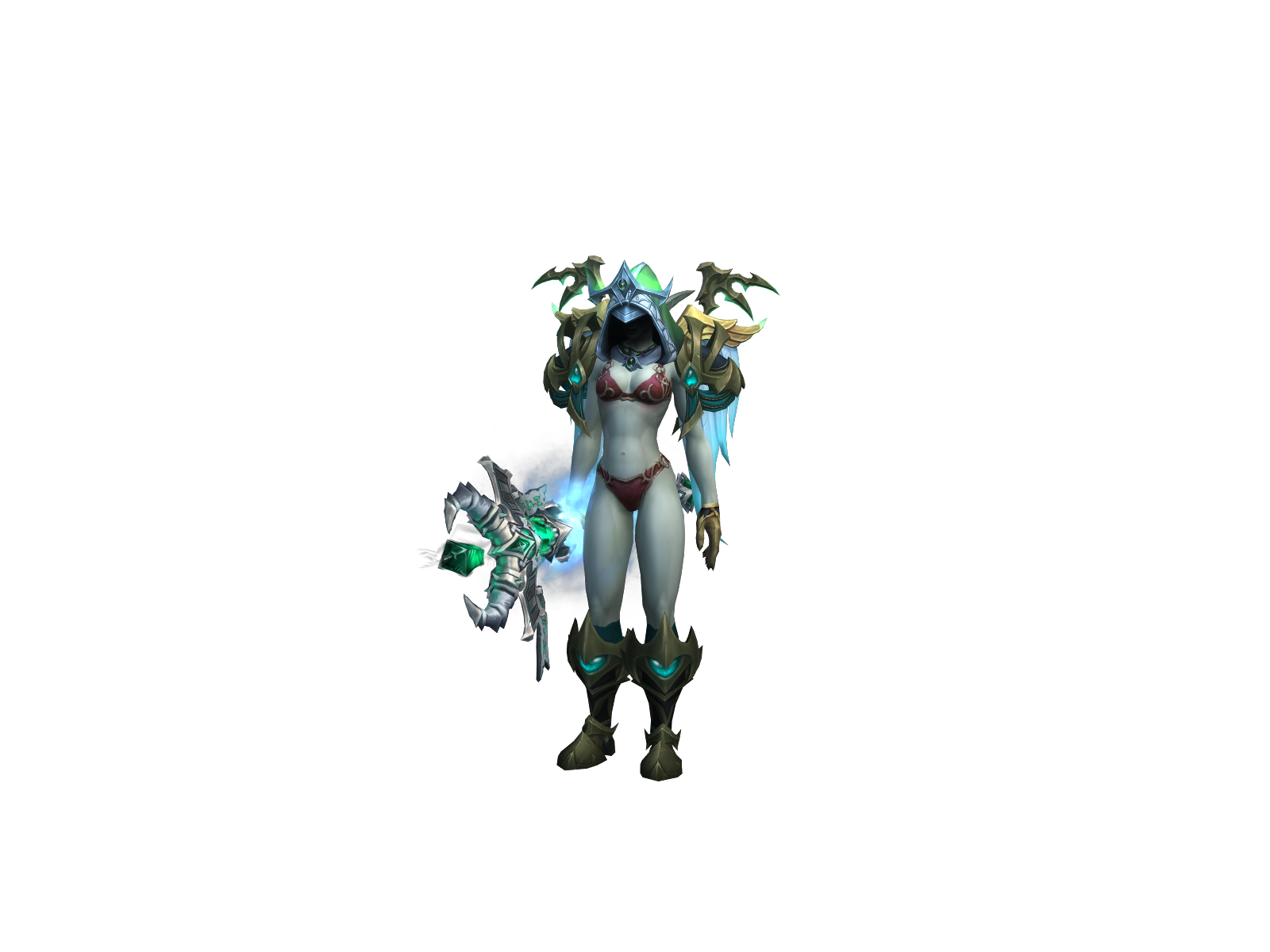 Dianafyre 3D character render