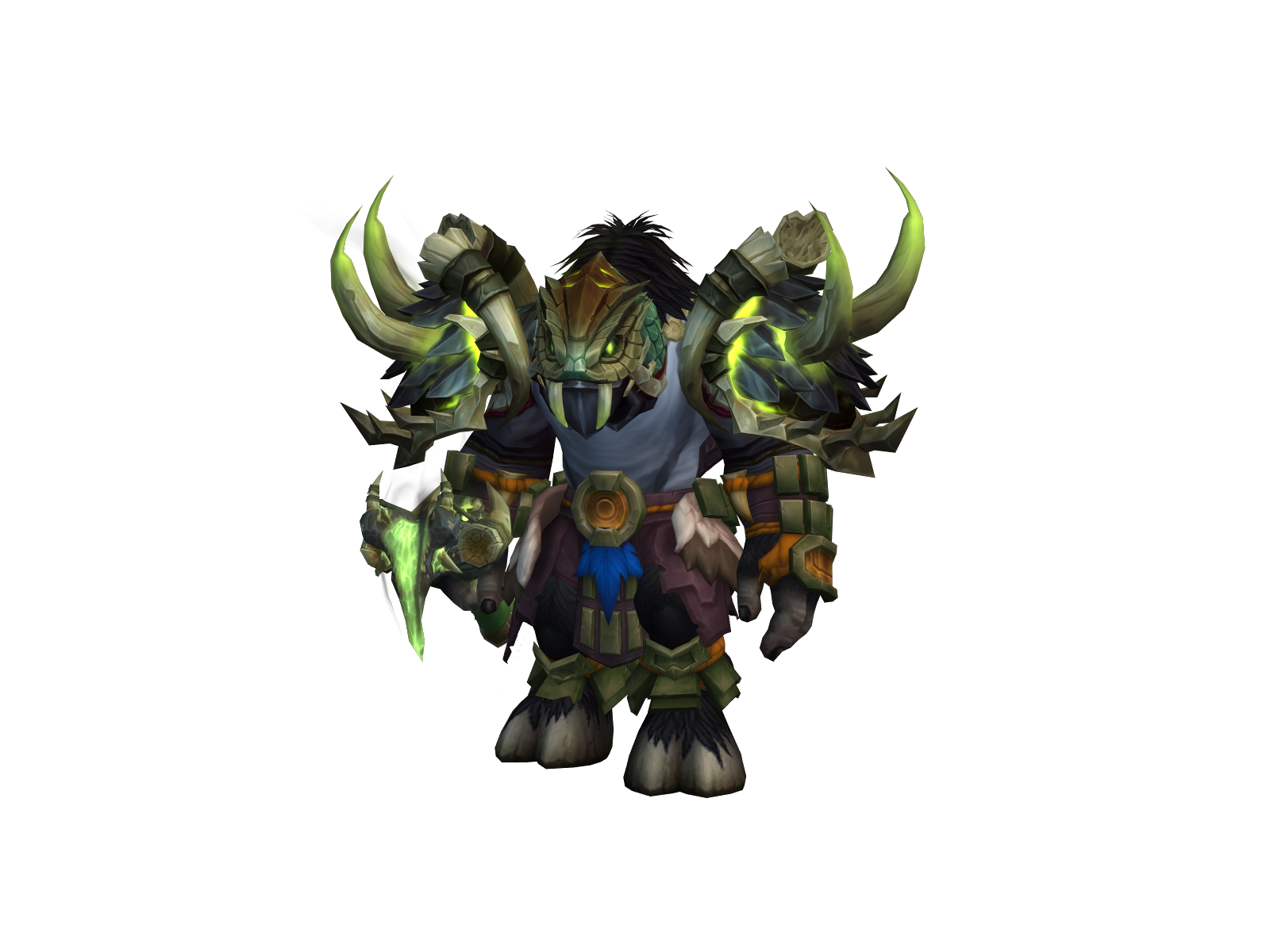 Warsòng 3D character render