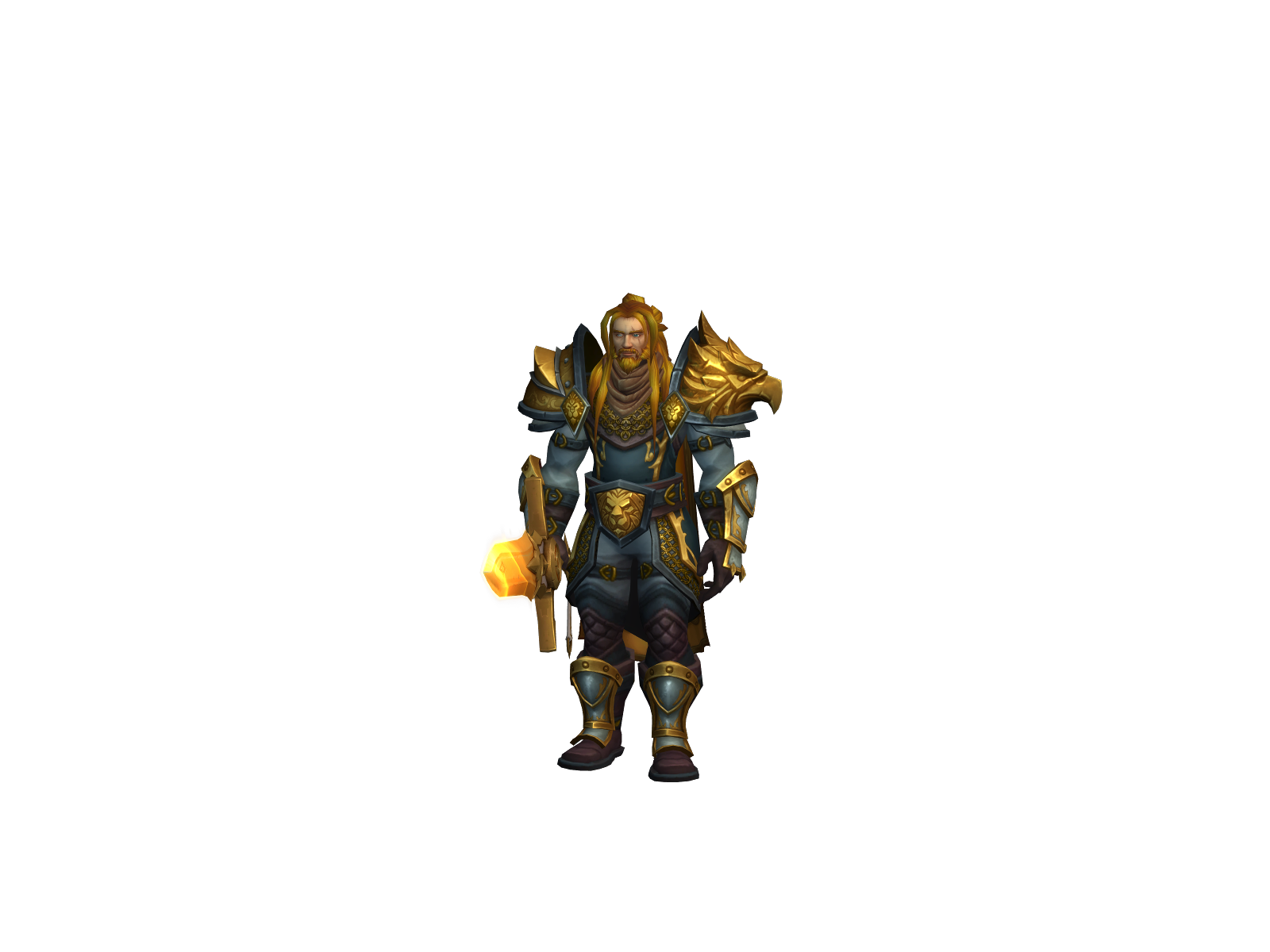 Dreven 3D character render