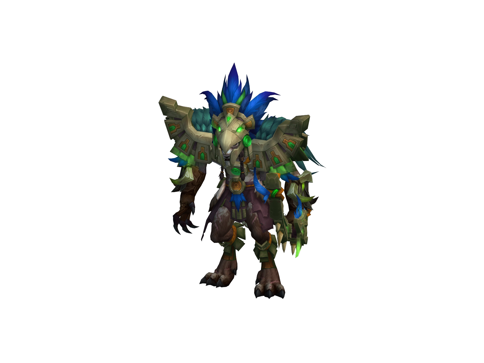 Wereshot 3D character render
