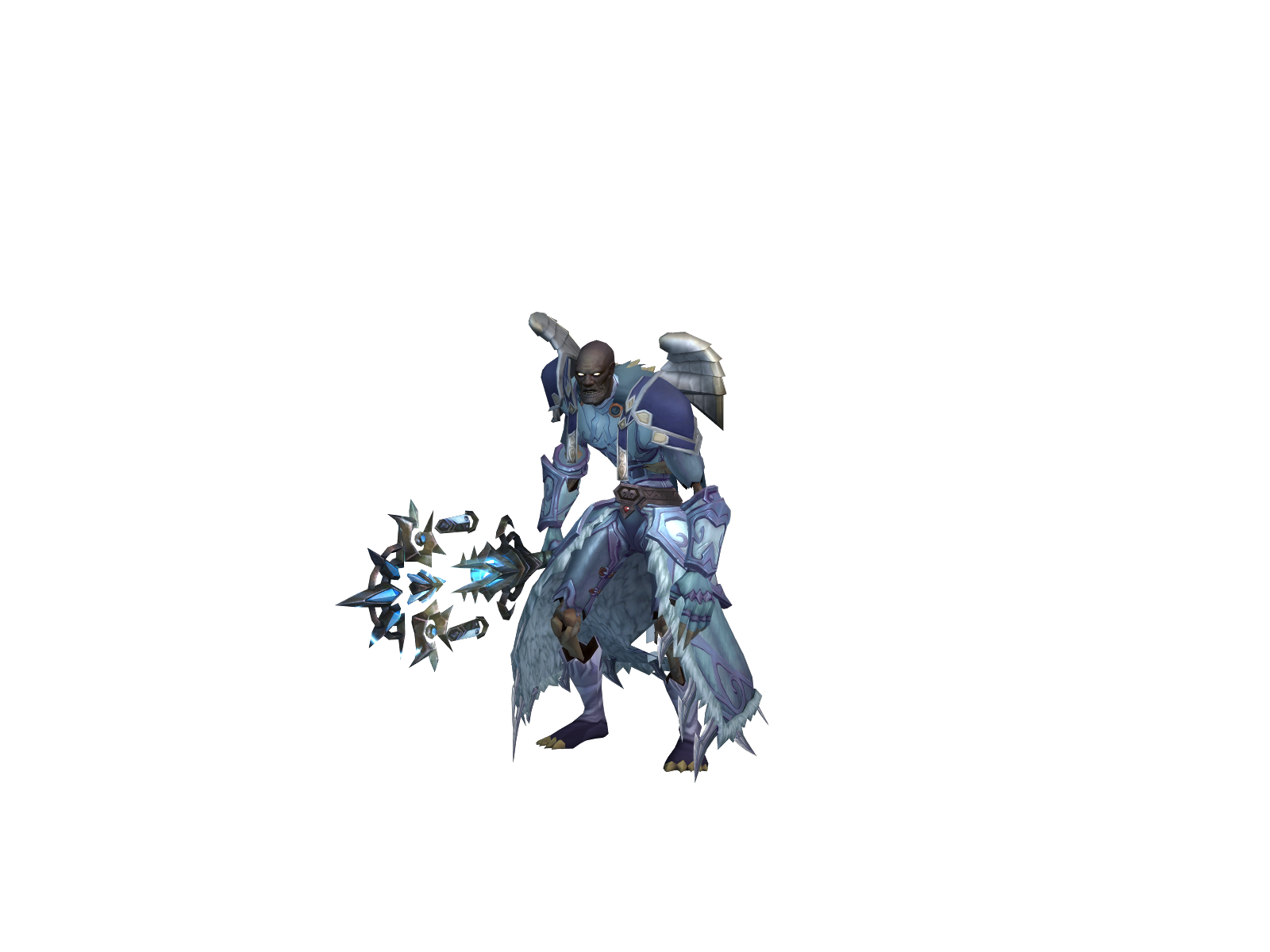 Pleas 3D character render