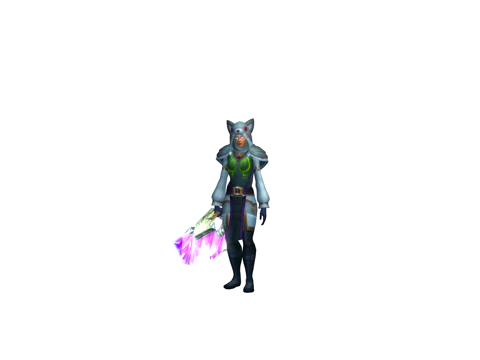 Girl 3D character render