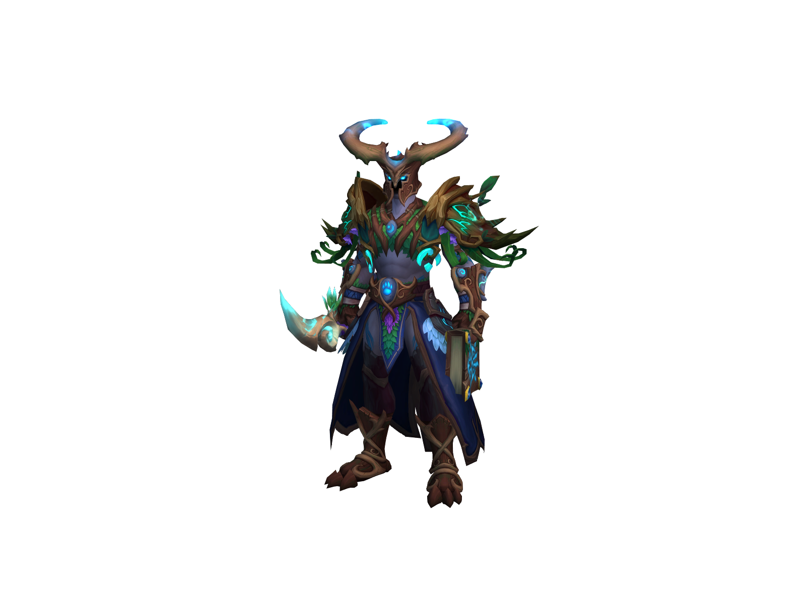 Ohmesothorny 3D character render