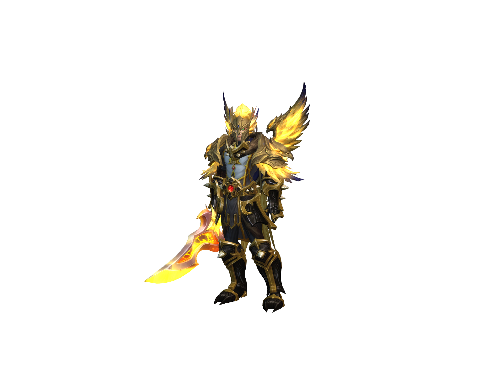 Sanction 3D character render