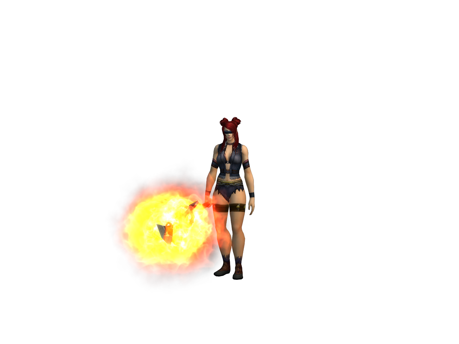 Sticky 3D character render