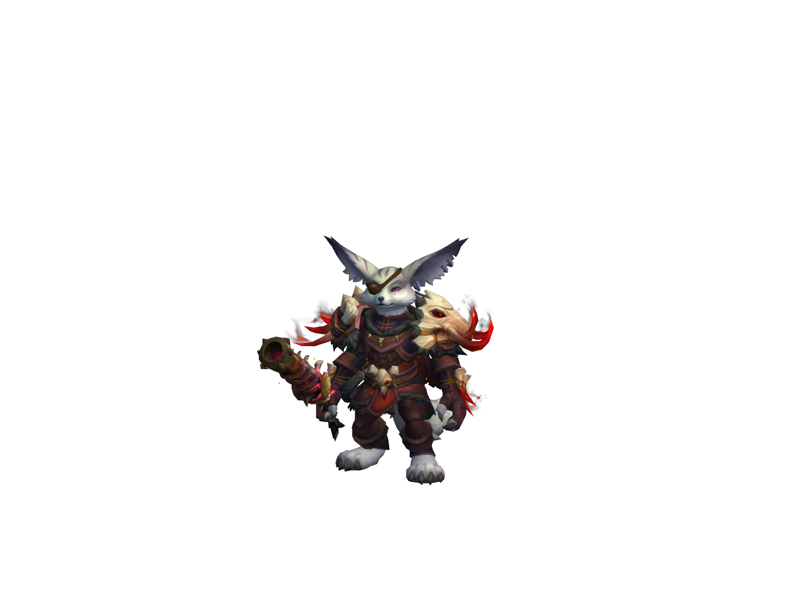 Dantefox 3D character render