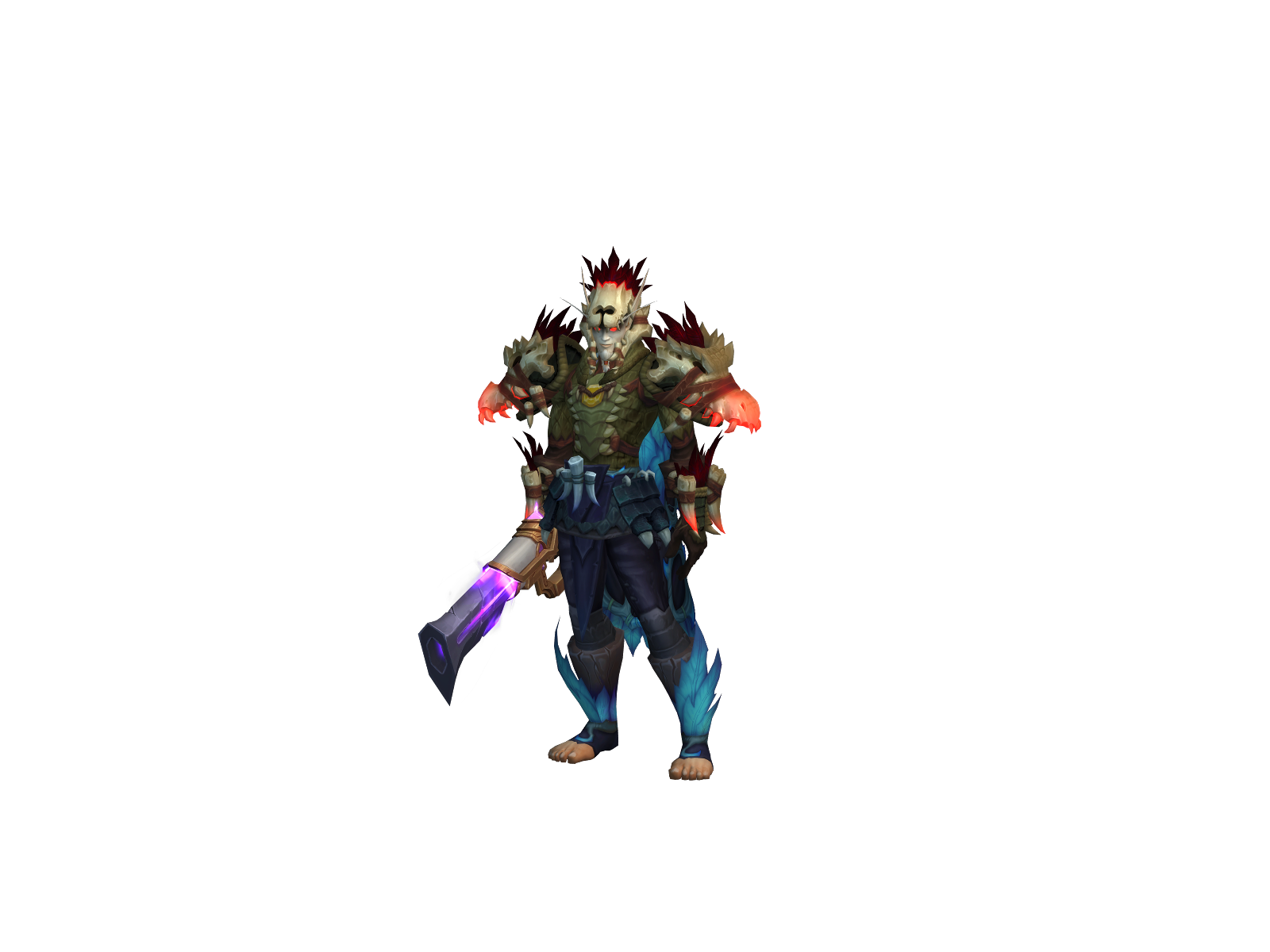 Hommerr 3D character render