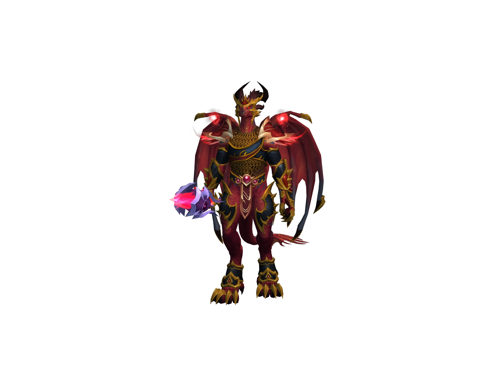Slifer 3D character render