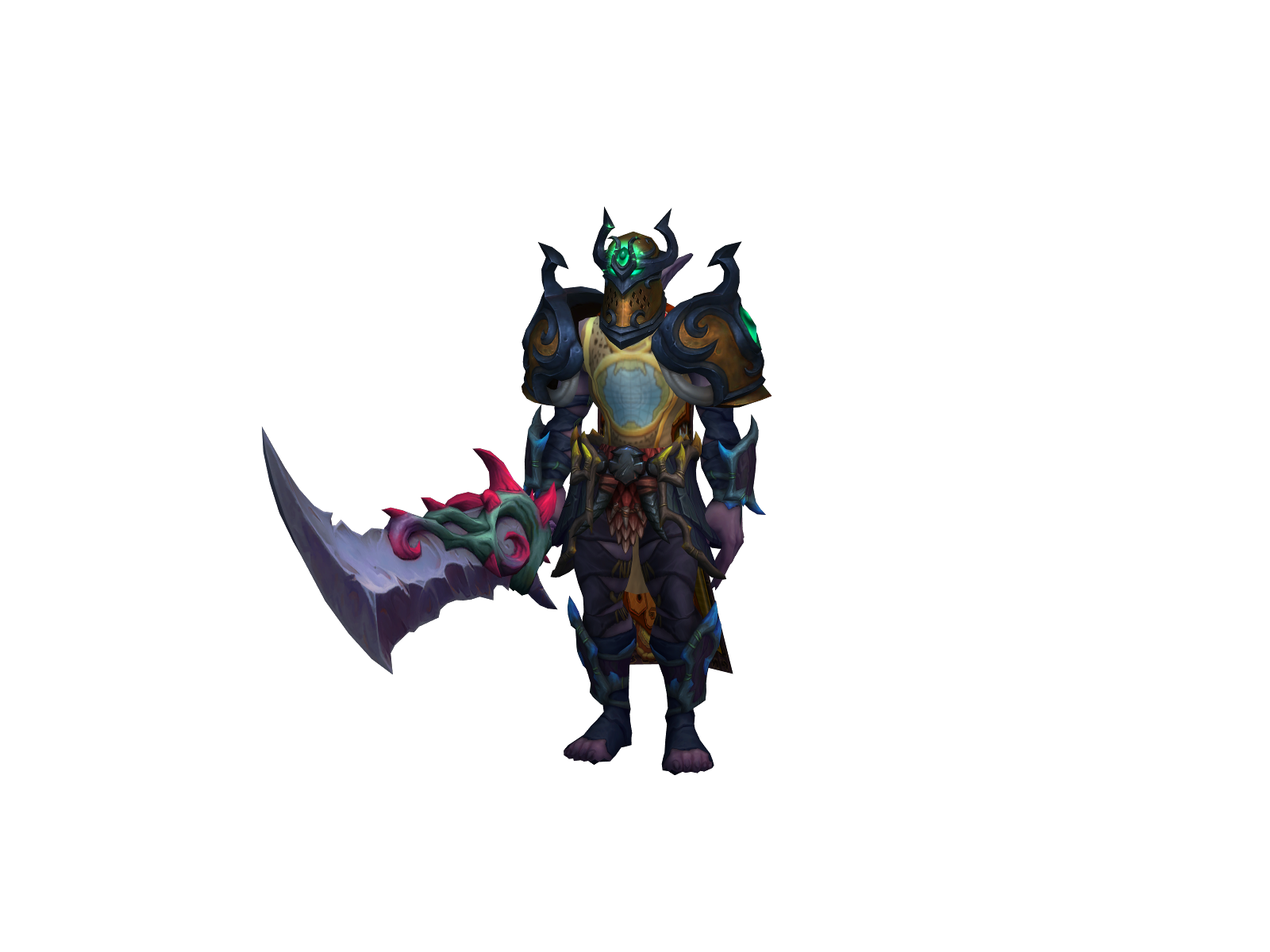 Chaosavenger 3D character render