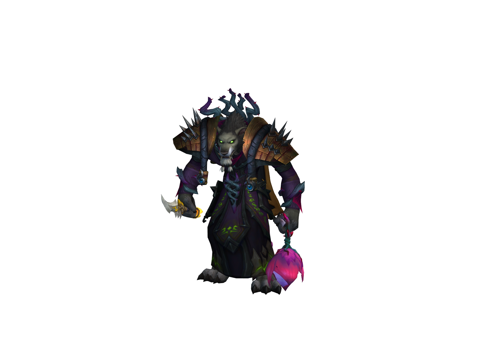 Horarcius 3D character render
