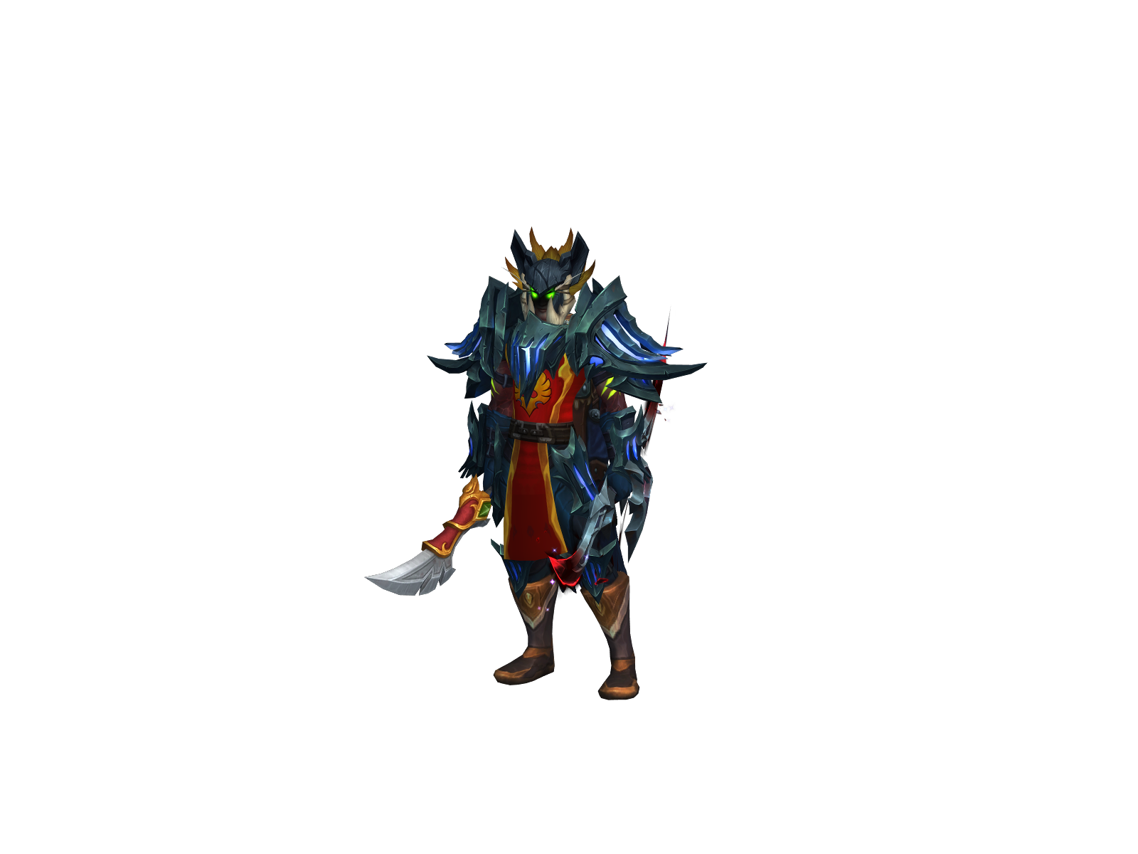 Tenencher 3D character render