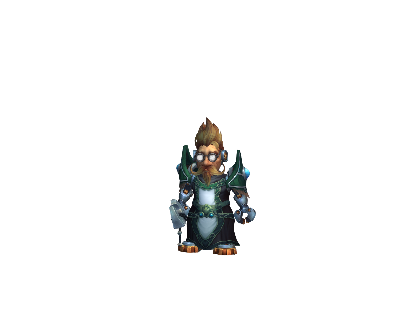 Recycled 3D character render