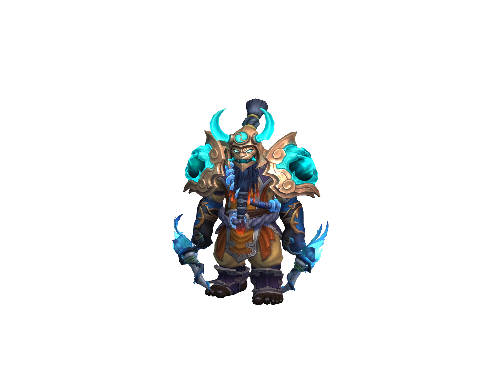 Cholo 3D character render
