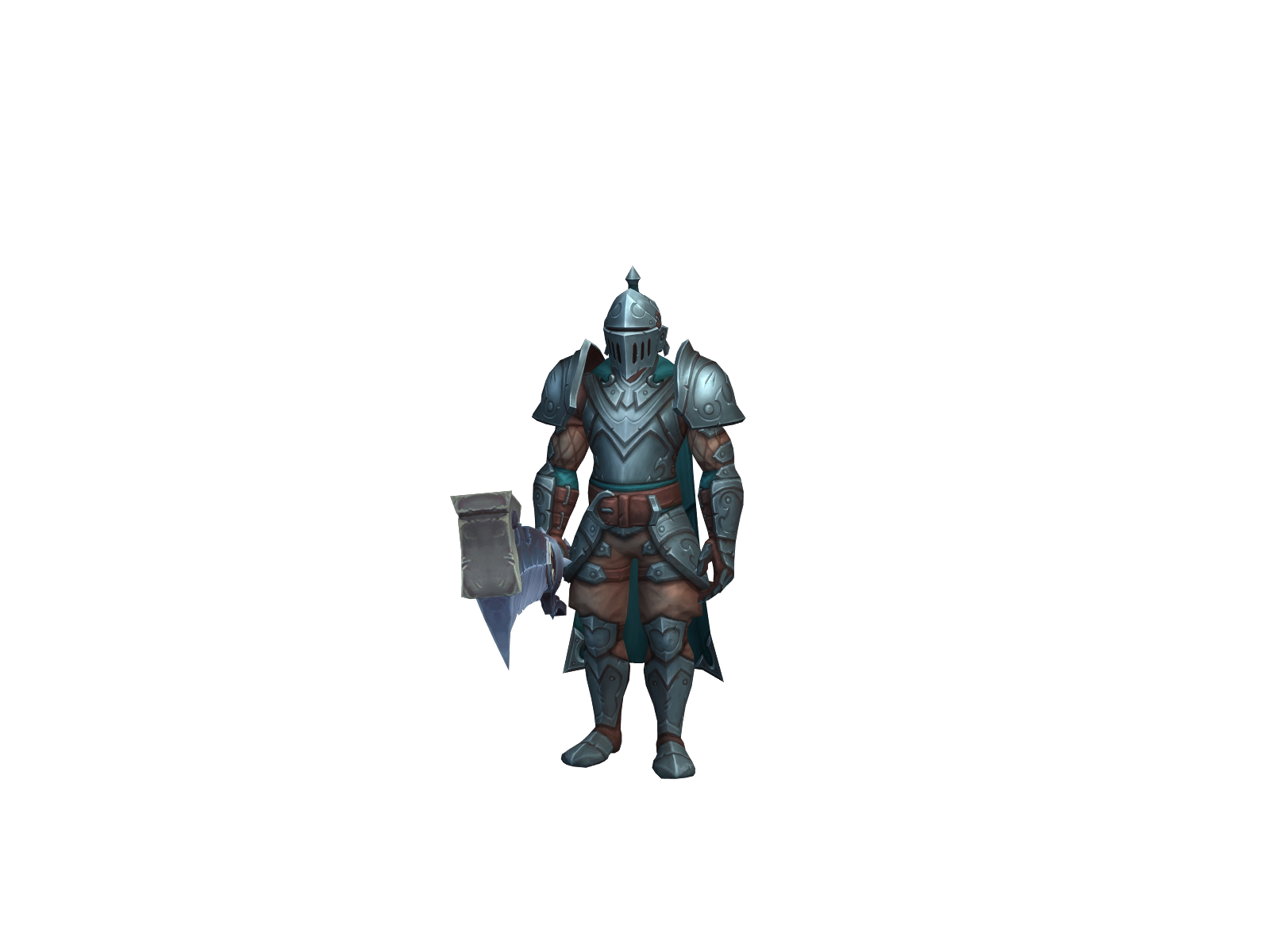 Holydiever 3D character render