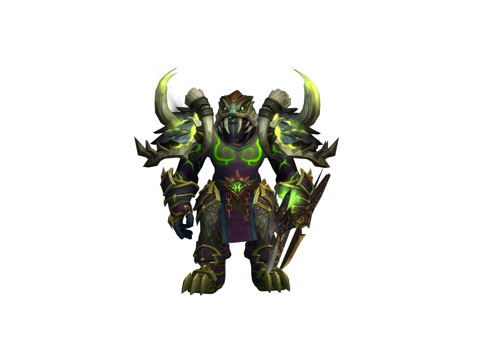 Ghazghkull 3D character render