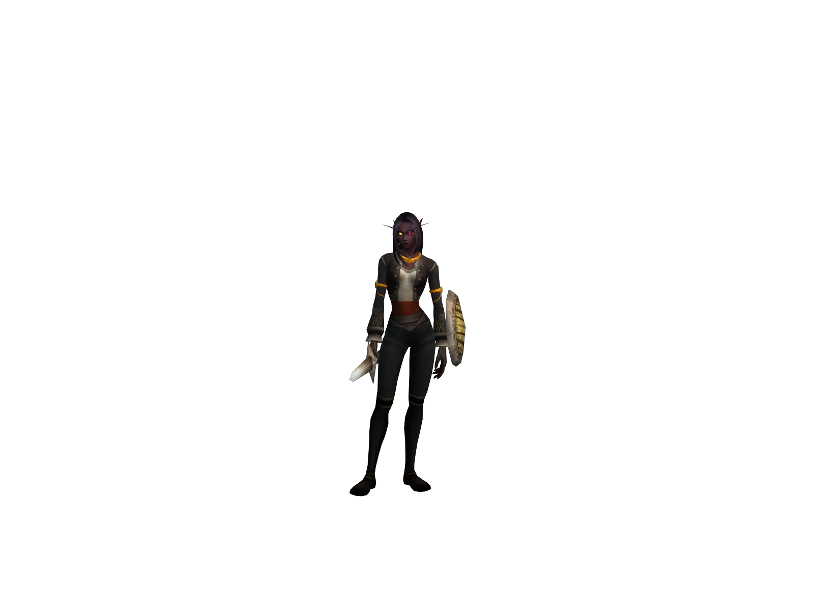 Sharrae 3D character render