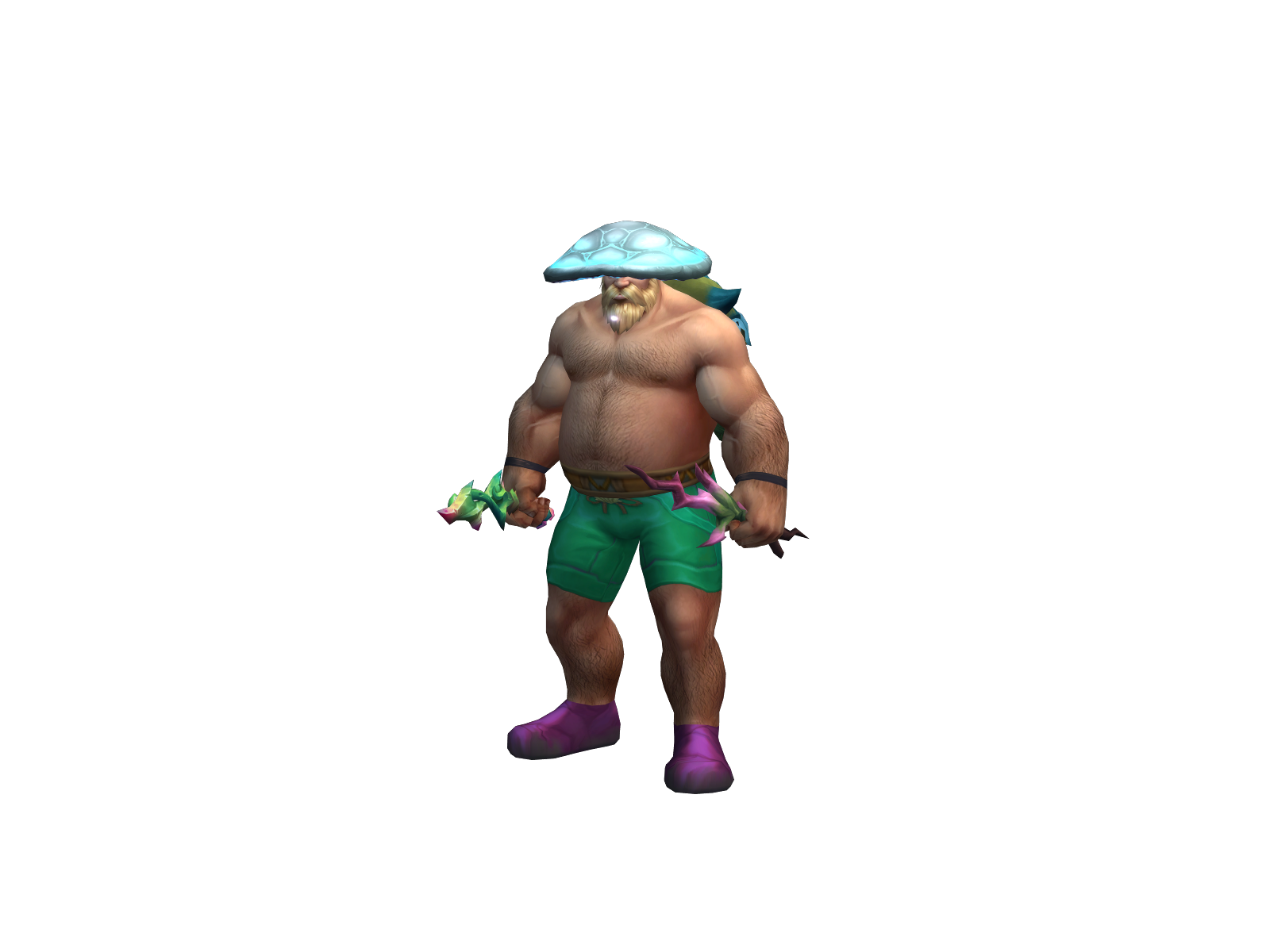 Musclebear 3D character render