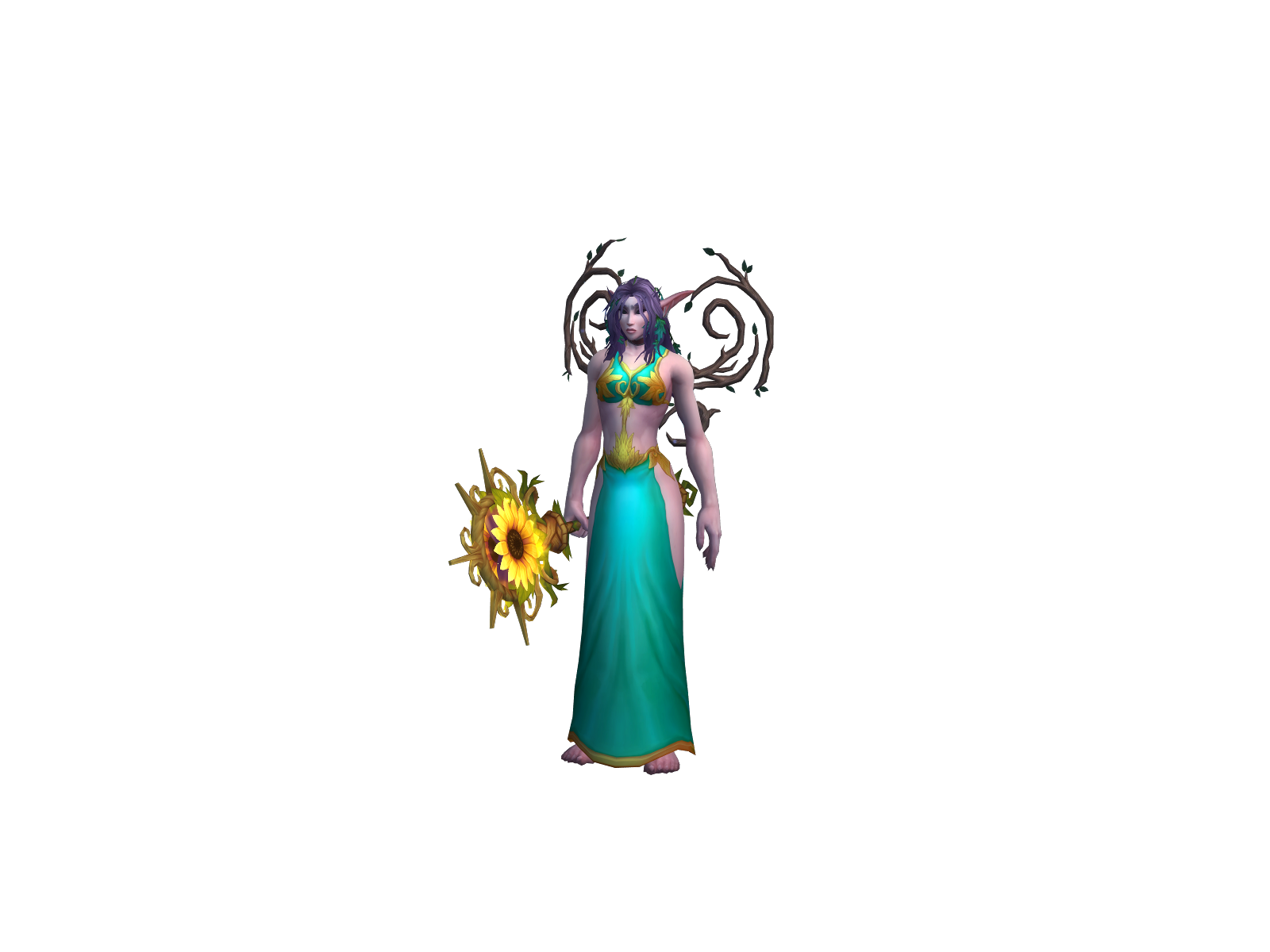 Reina 3D character render