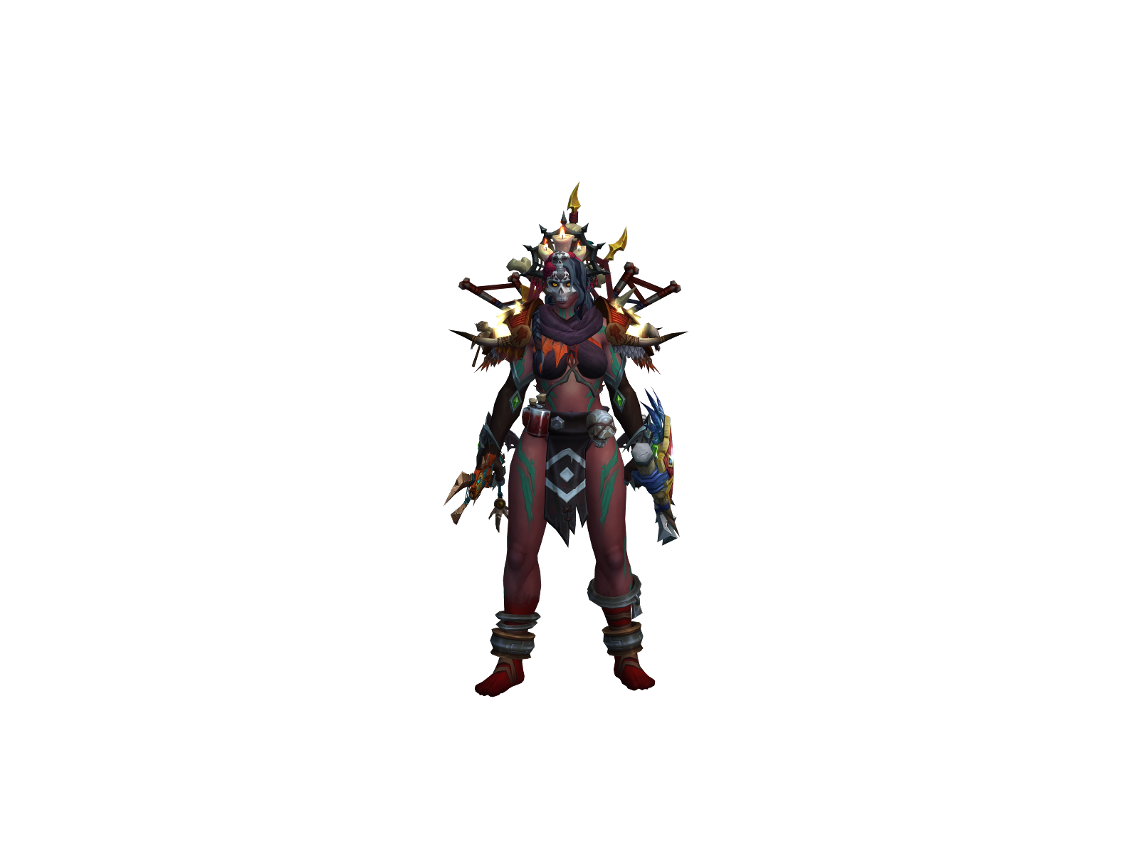 Hexmama 3D character render
