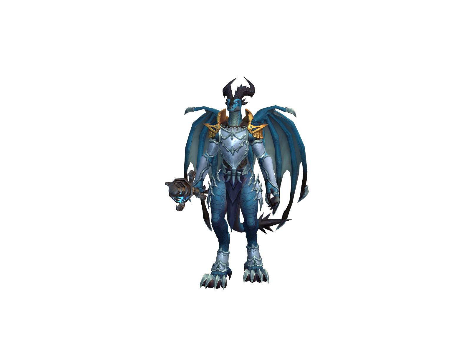 Drakvader 3D character render