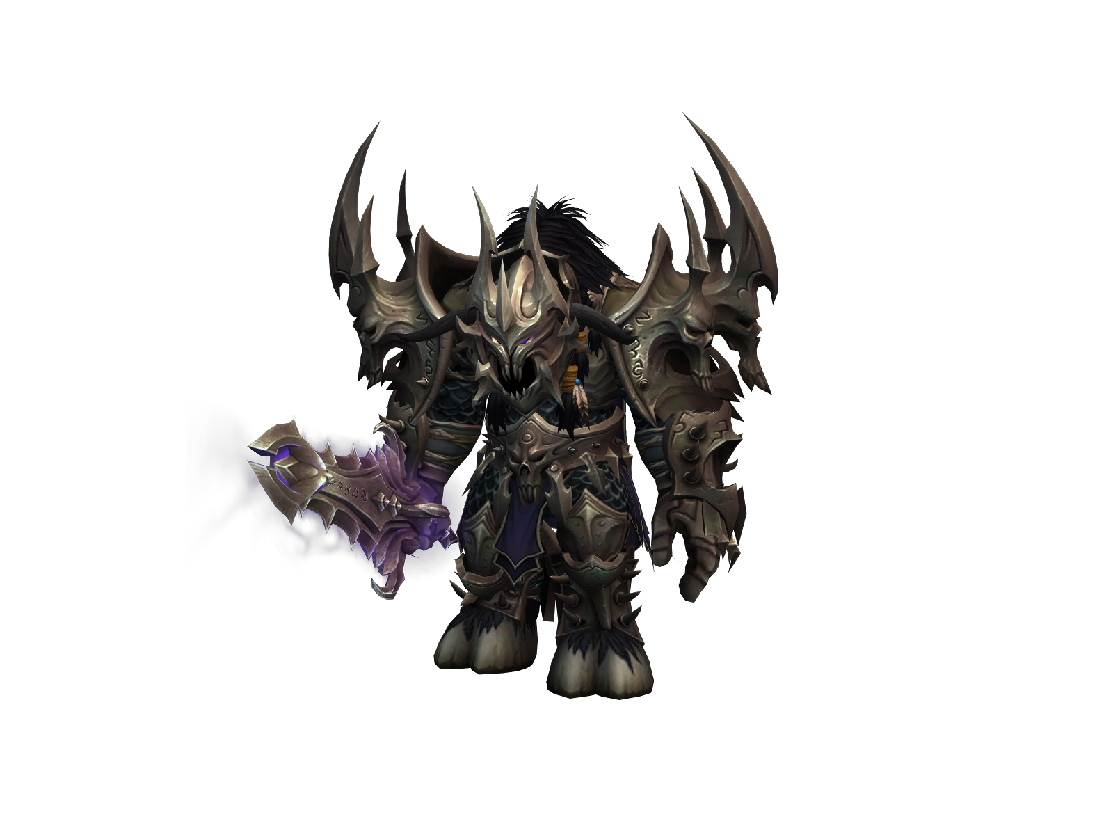 Pòw 3D character render