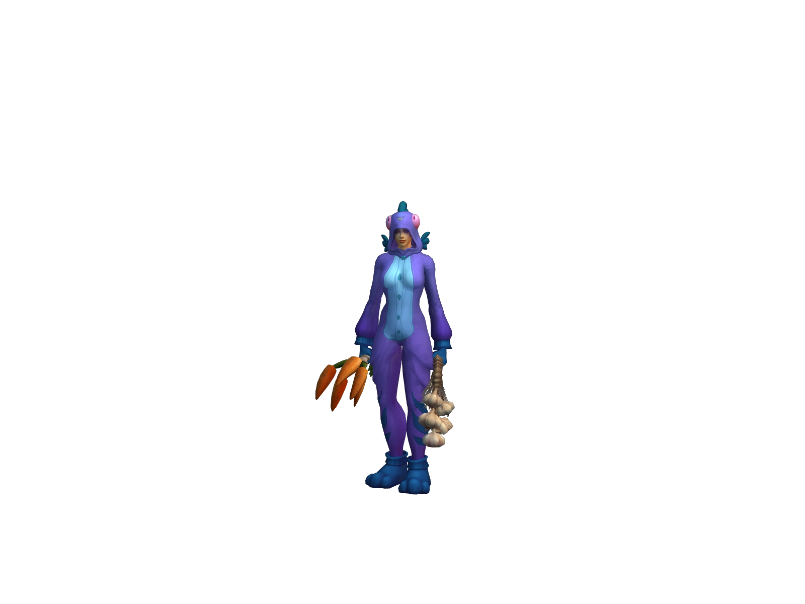 Nekomatta 3D character render