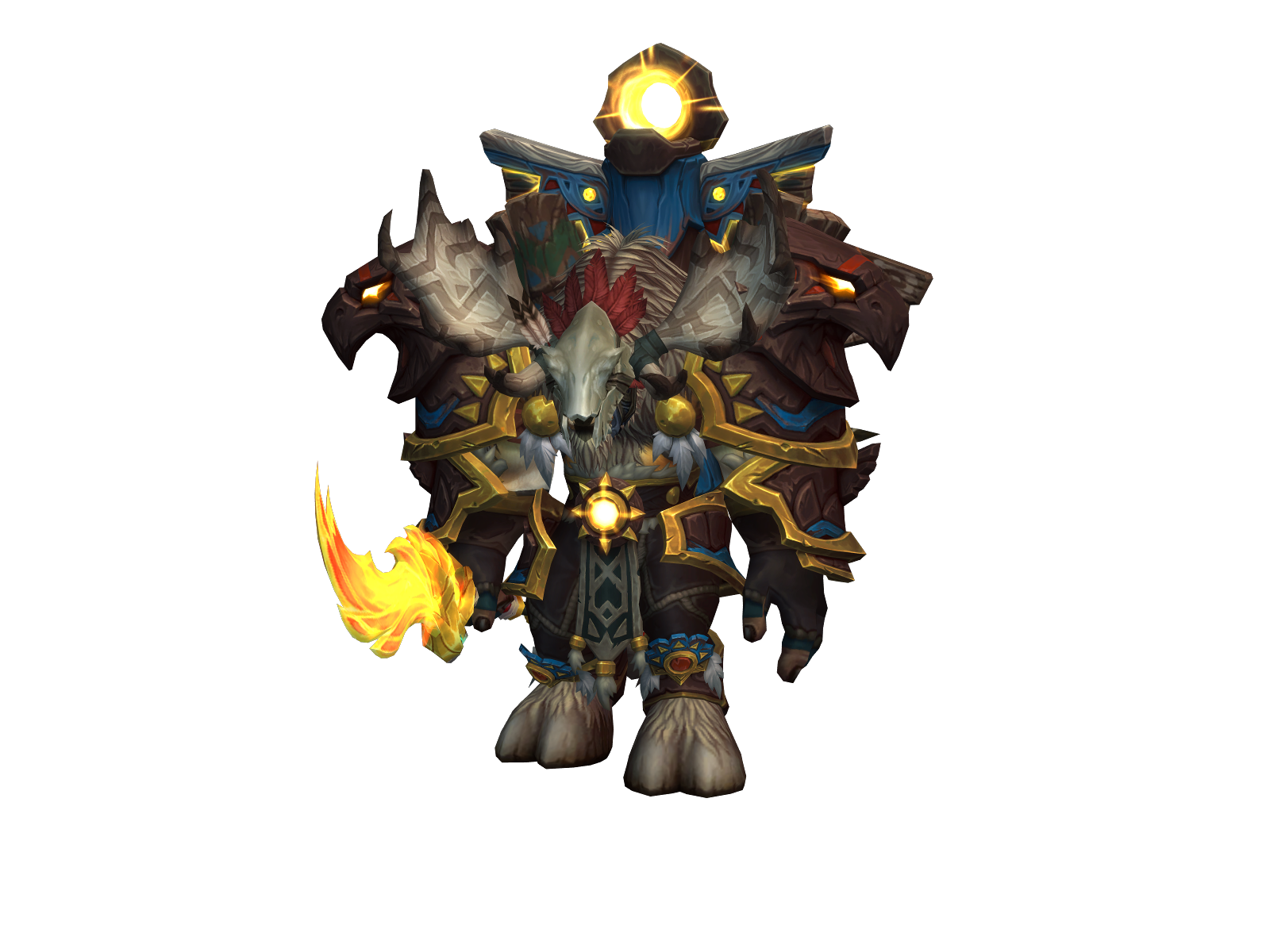 Bruma 3D character render