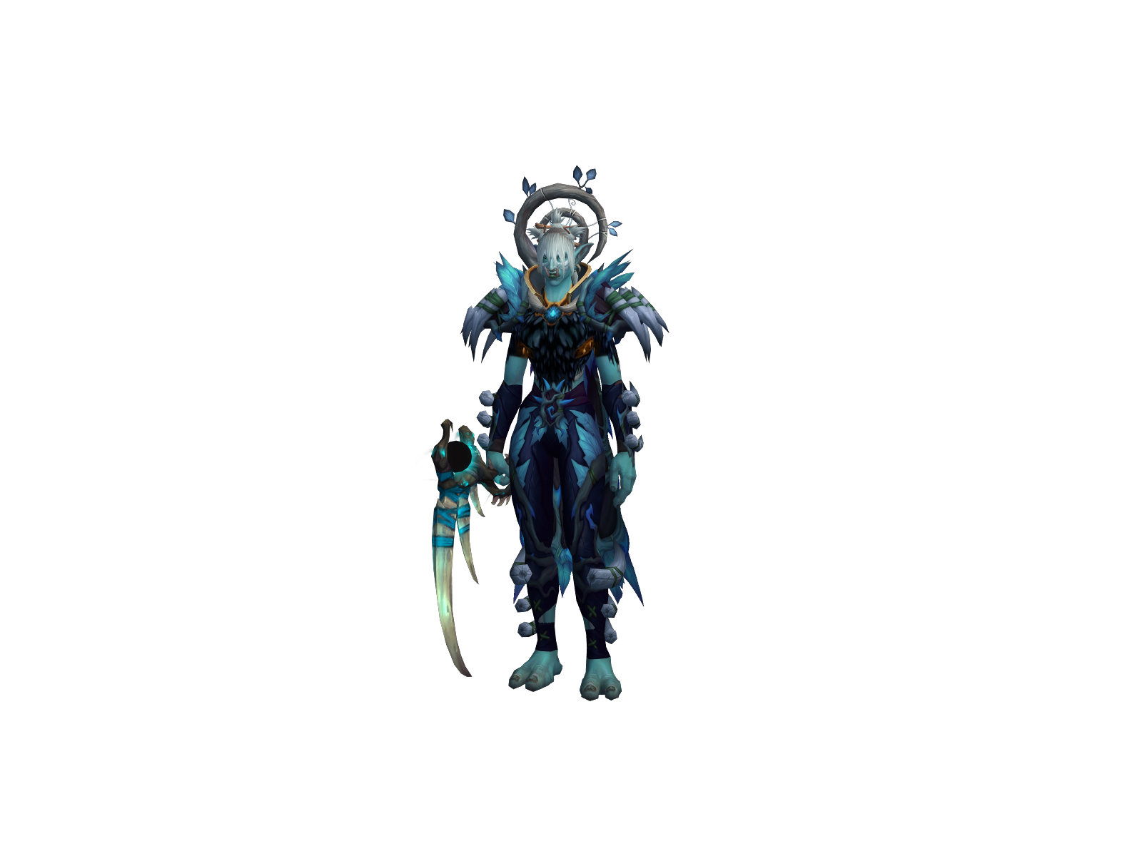Experimental 3D character render