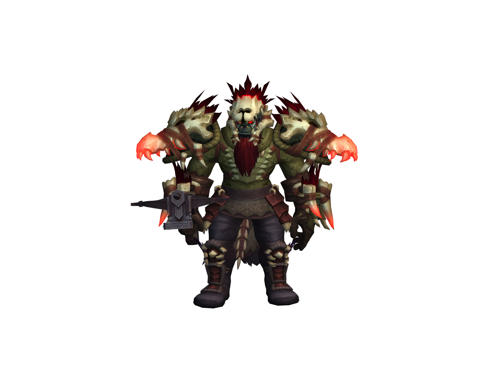 Fling 3D character render
