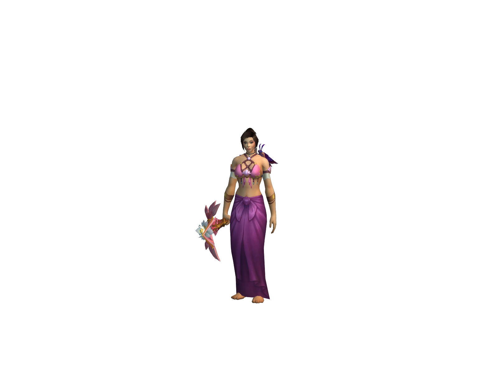 Moonwater 3D character render