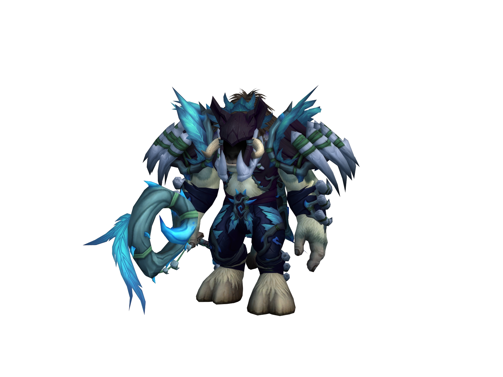 Dawntotem 3D character render