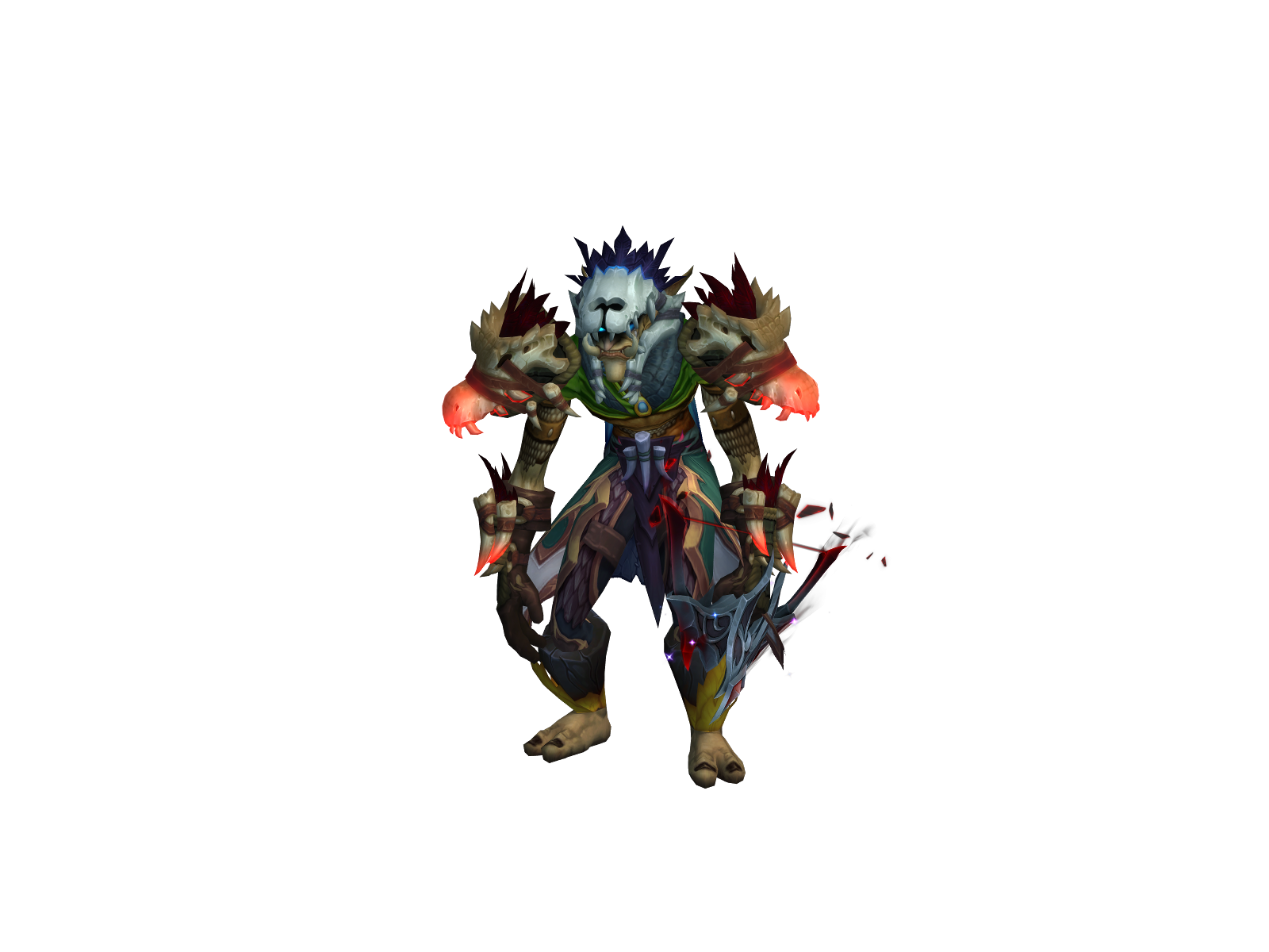 Oblivious 3D character render