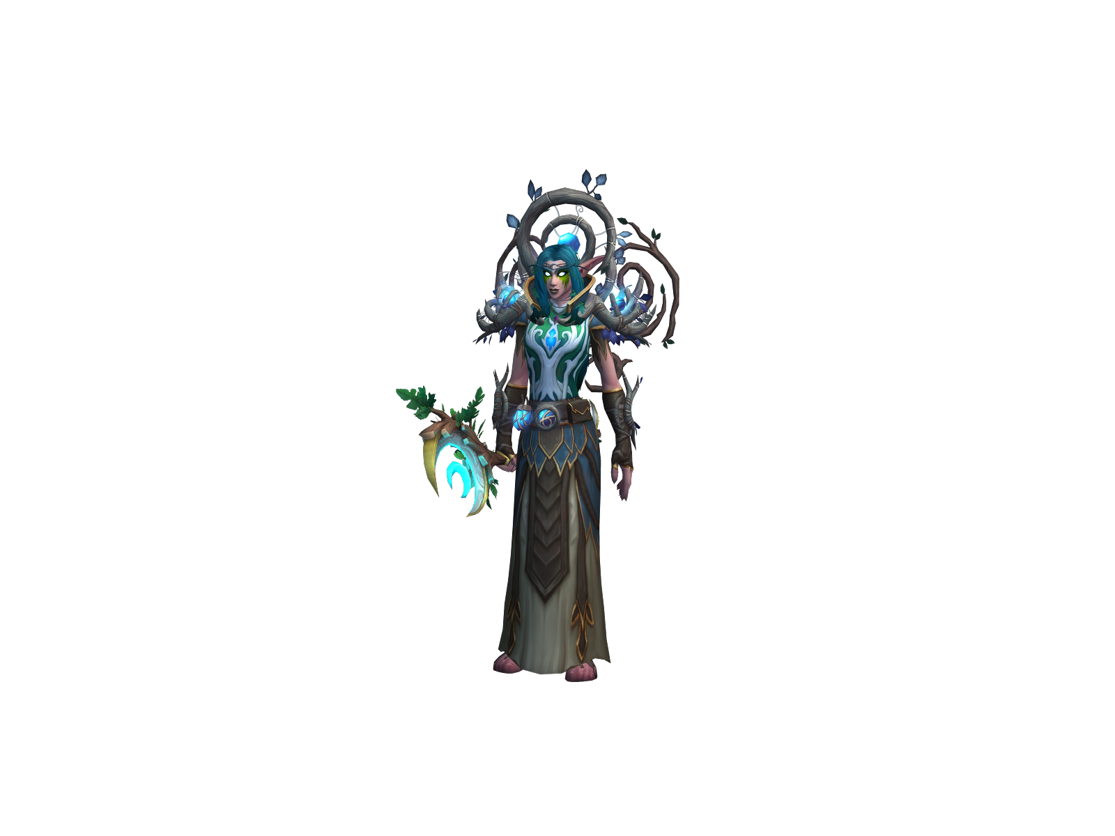 Fletigh 3D character render