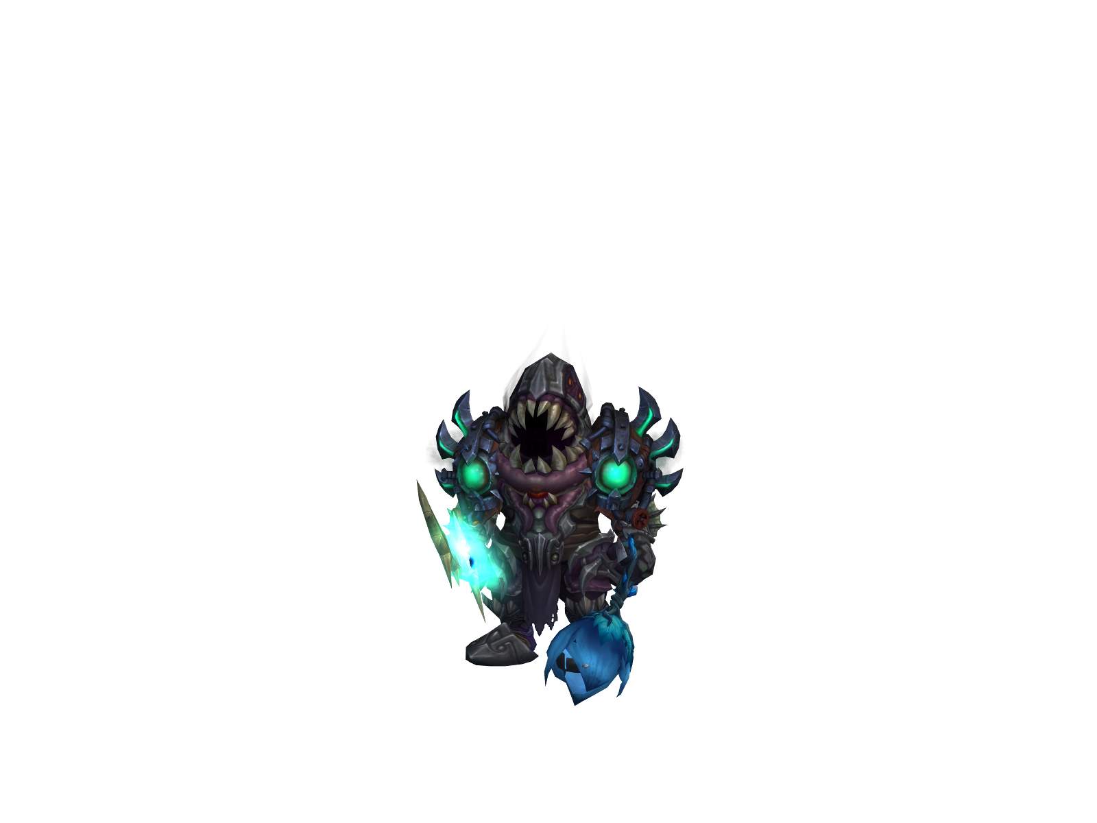 Tinymonk 3D character render