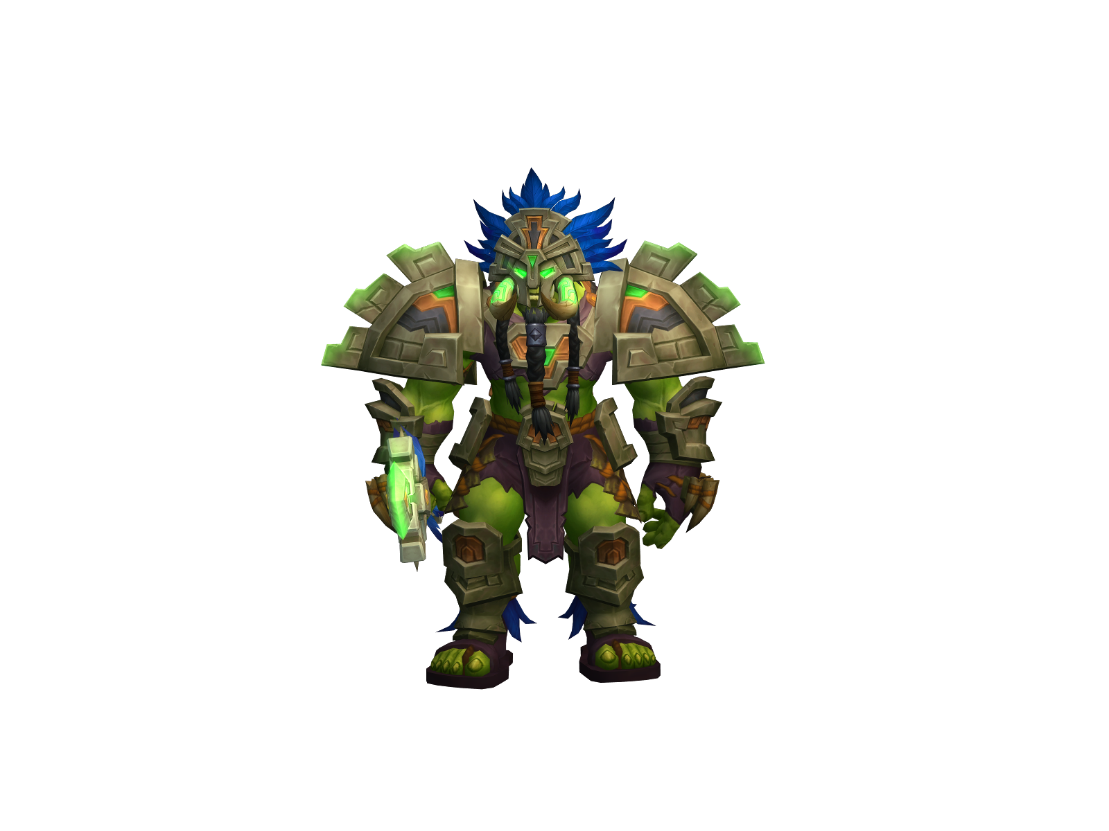 Holyhellfish 3D character render