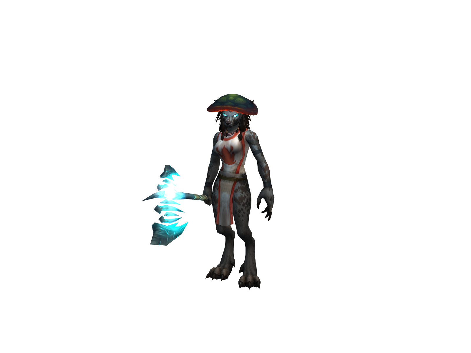 Tofu 3D character render