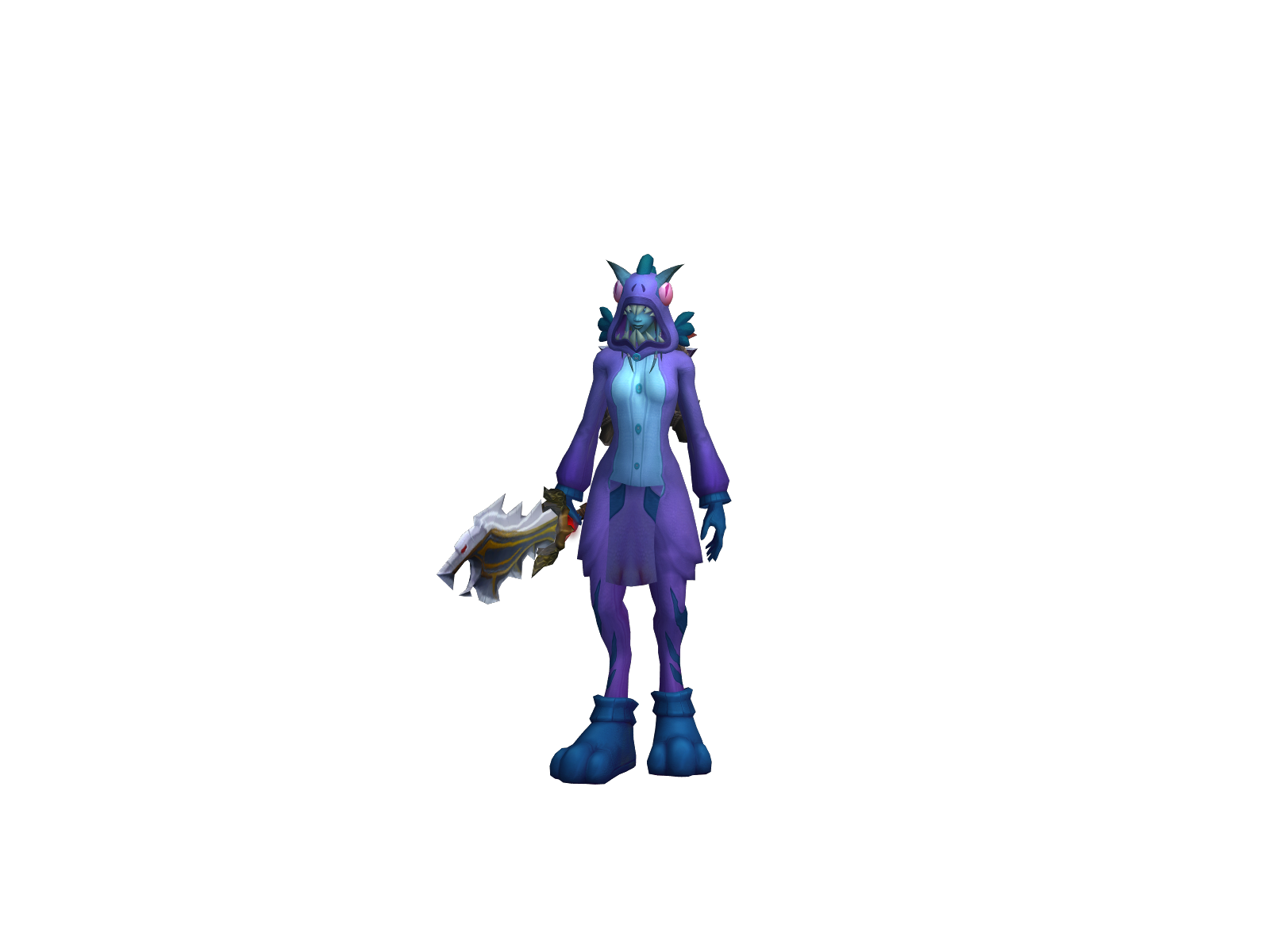 Desertfox 3D character render