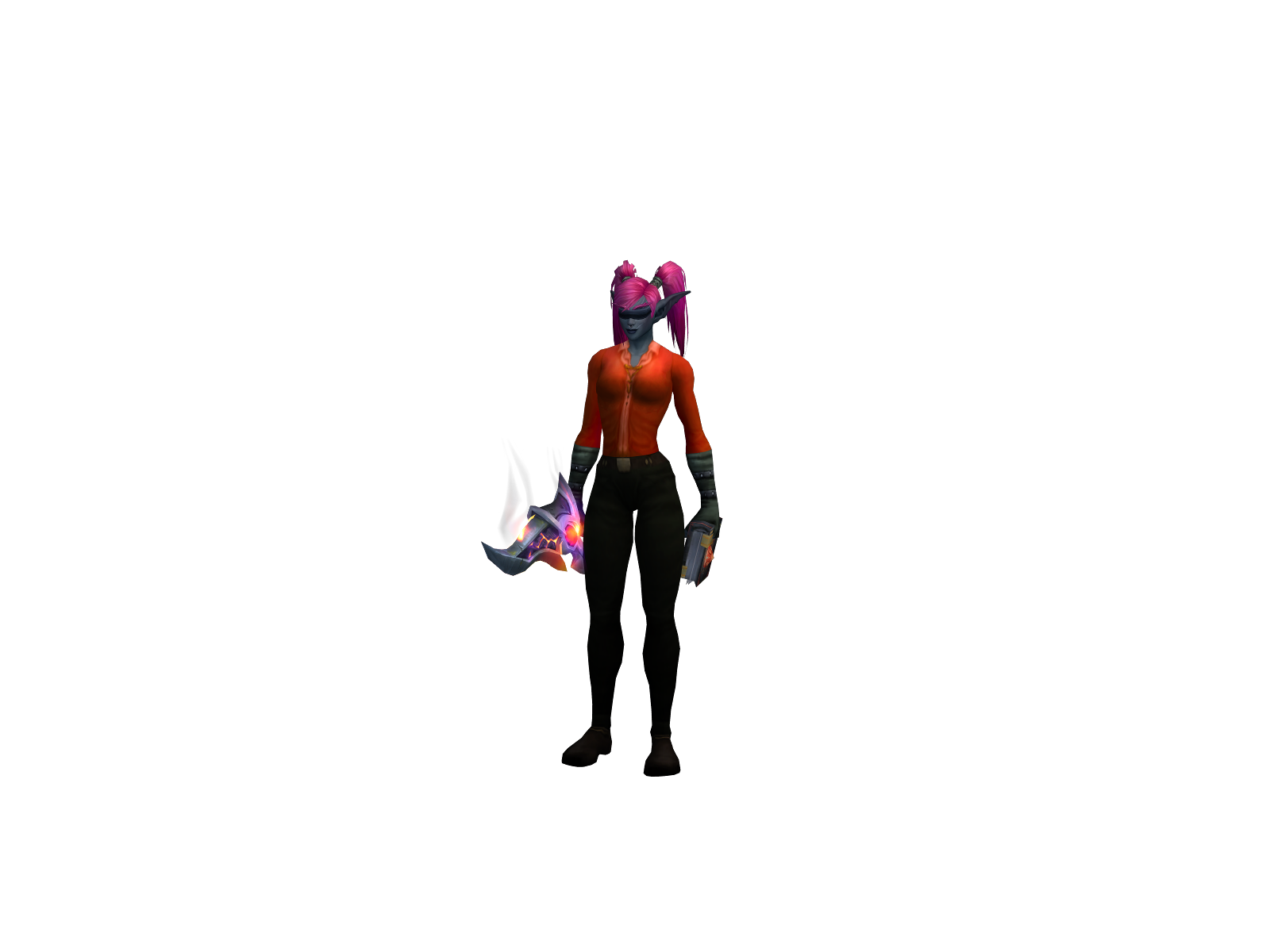 Feral 3D character render