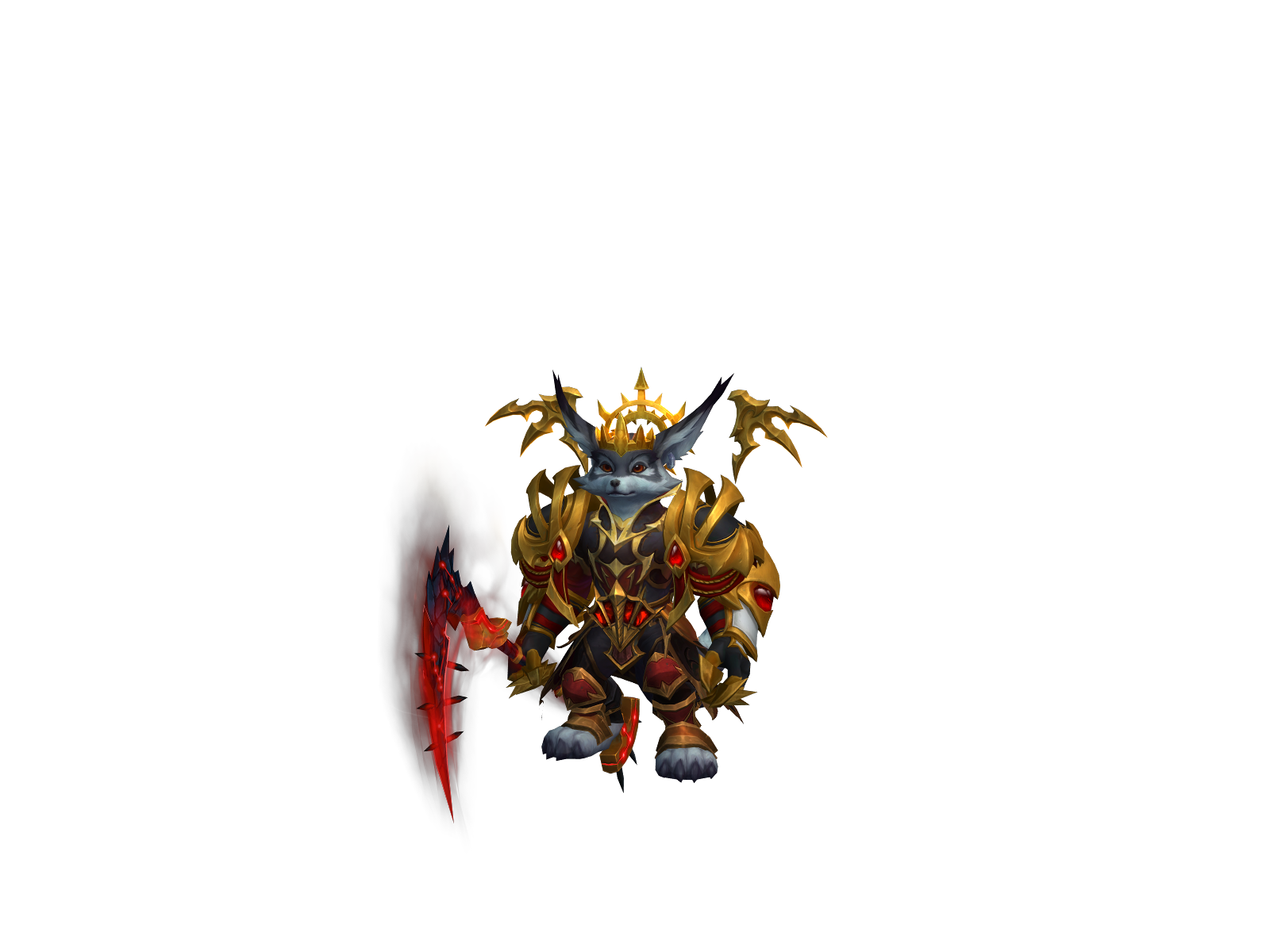 Crashout 3D character render
