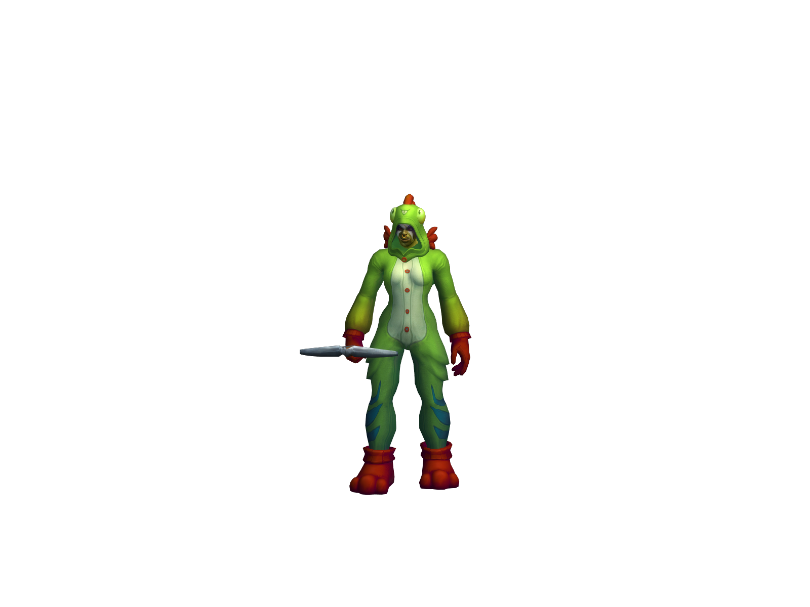 Cro 3D character render