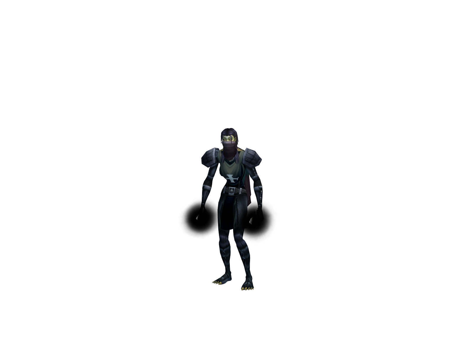 Siouxsie 3D character render
