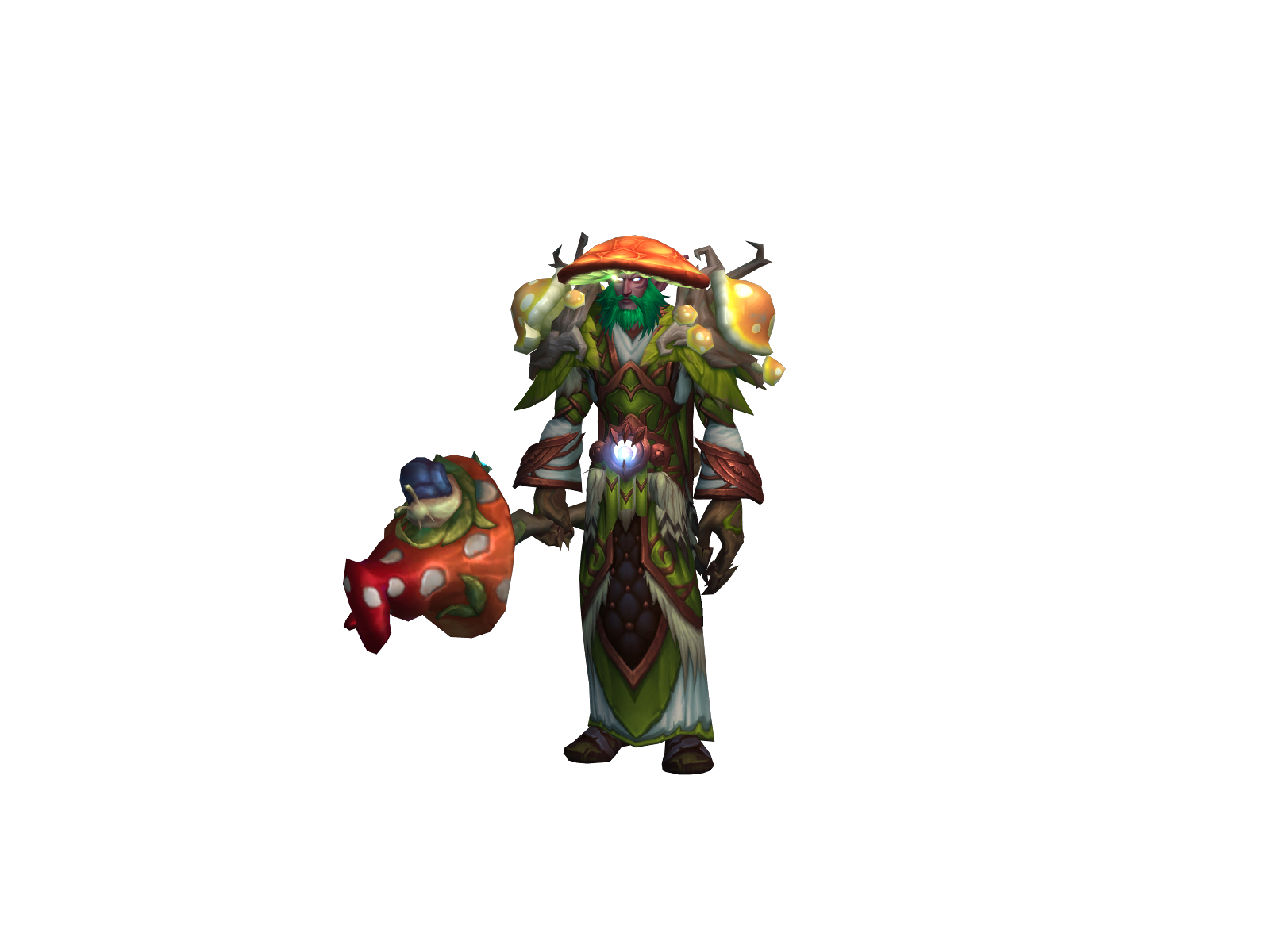 Roots 3D character render