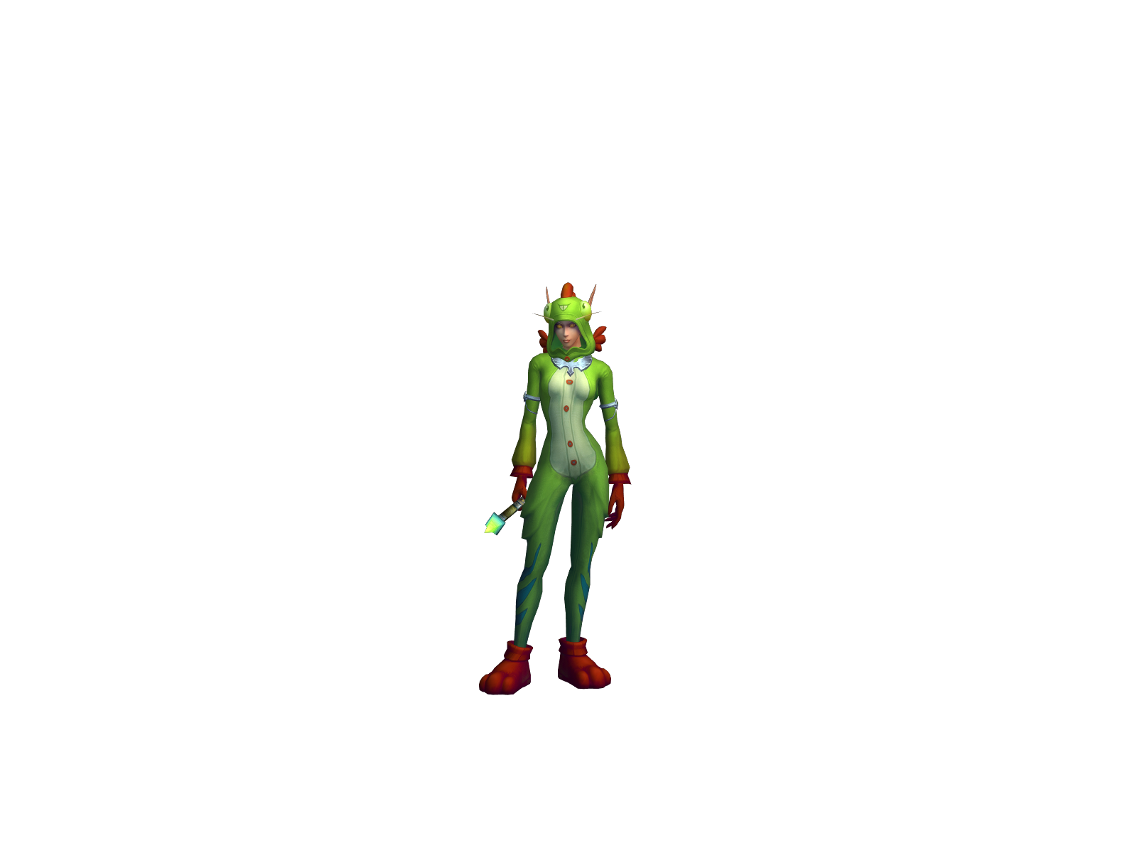 Healur 3D character render