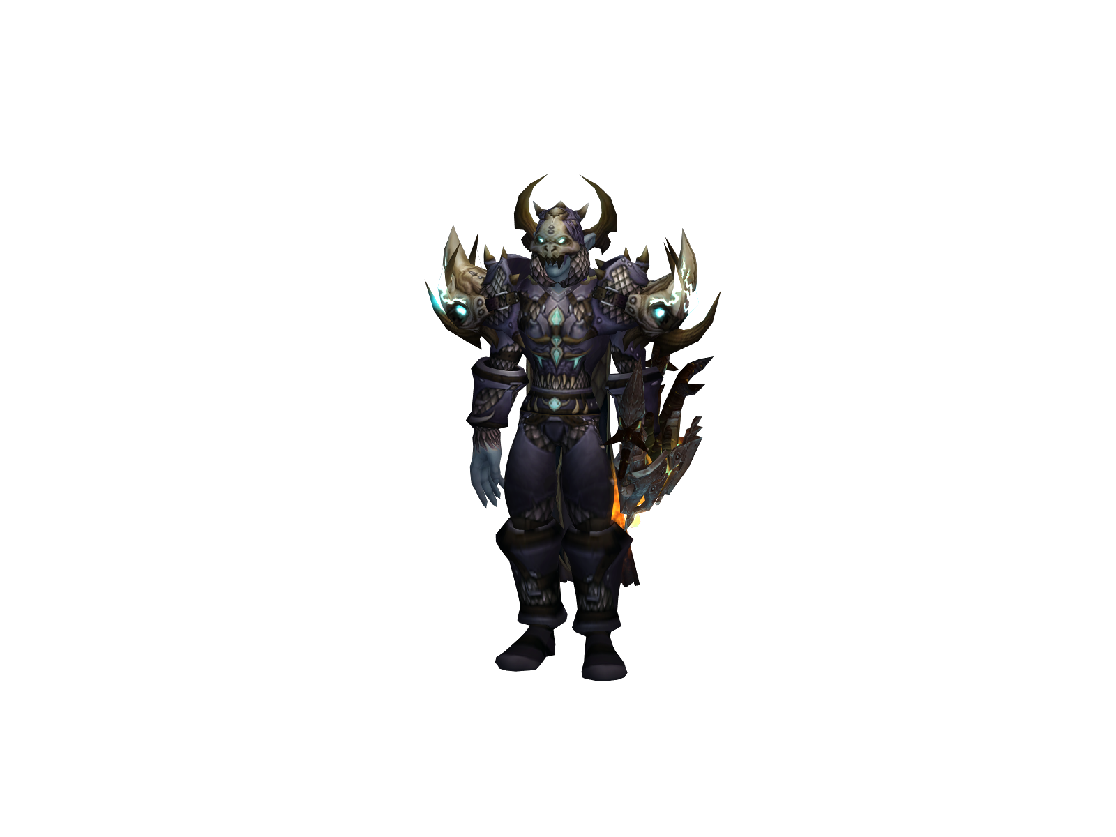 Ônehunter 3D character render